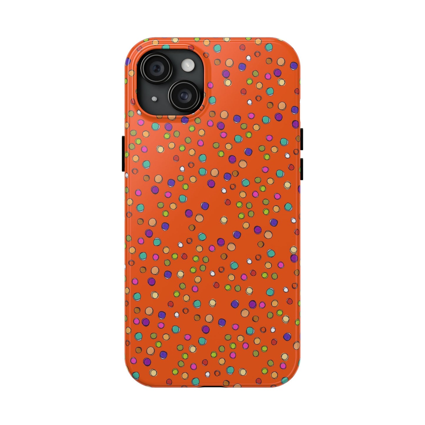 Dog Dots Orange Phone Case