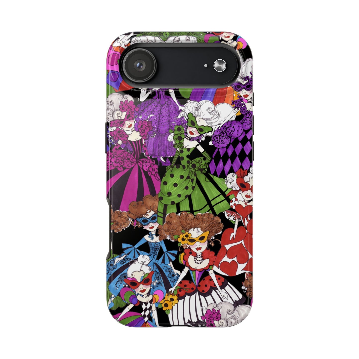 Crowded Dance Floor Black Phone Case