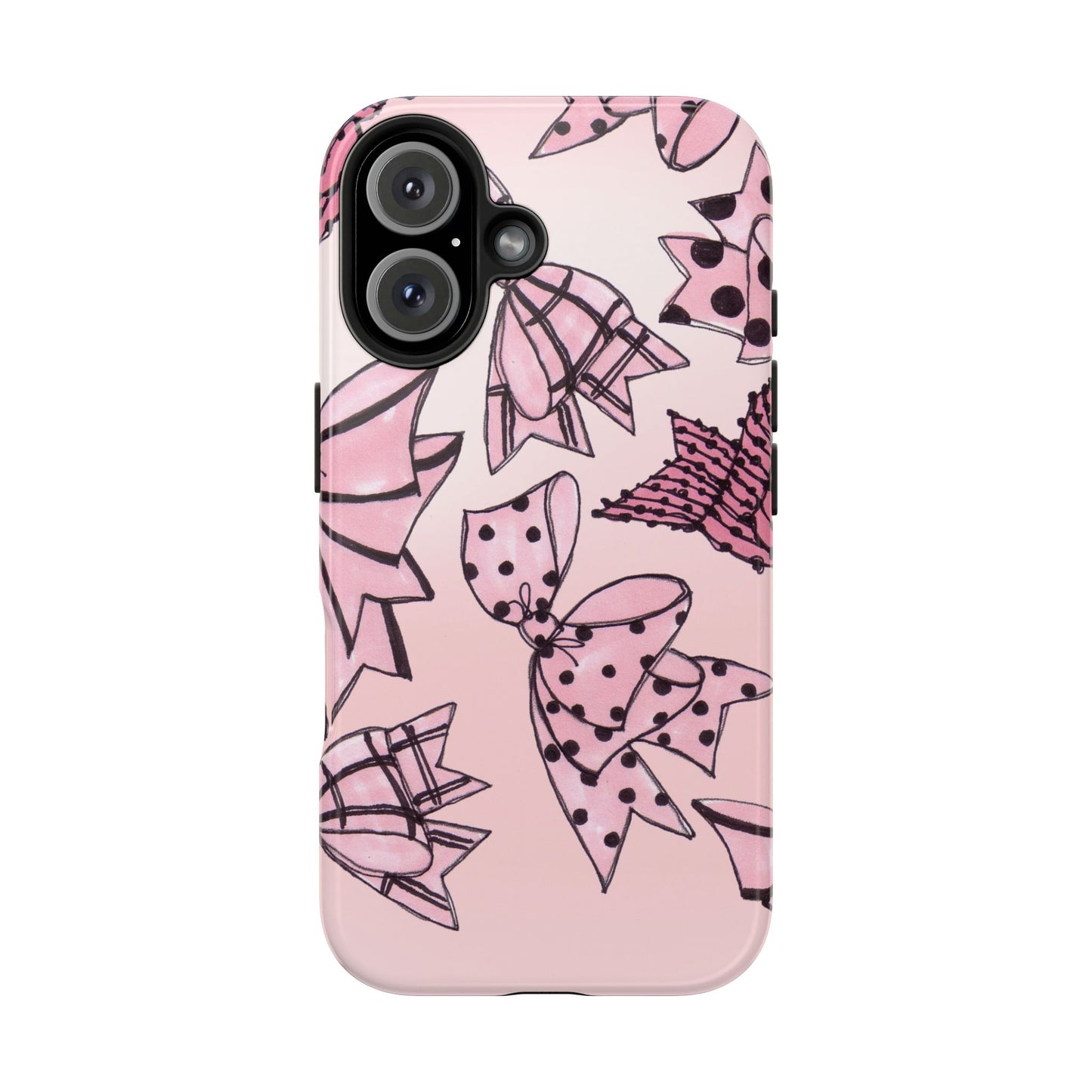 Cat Bows Pink Phone Case
