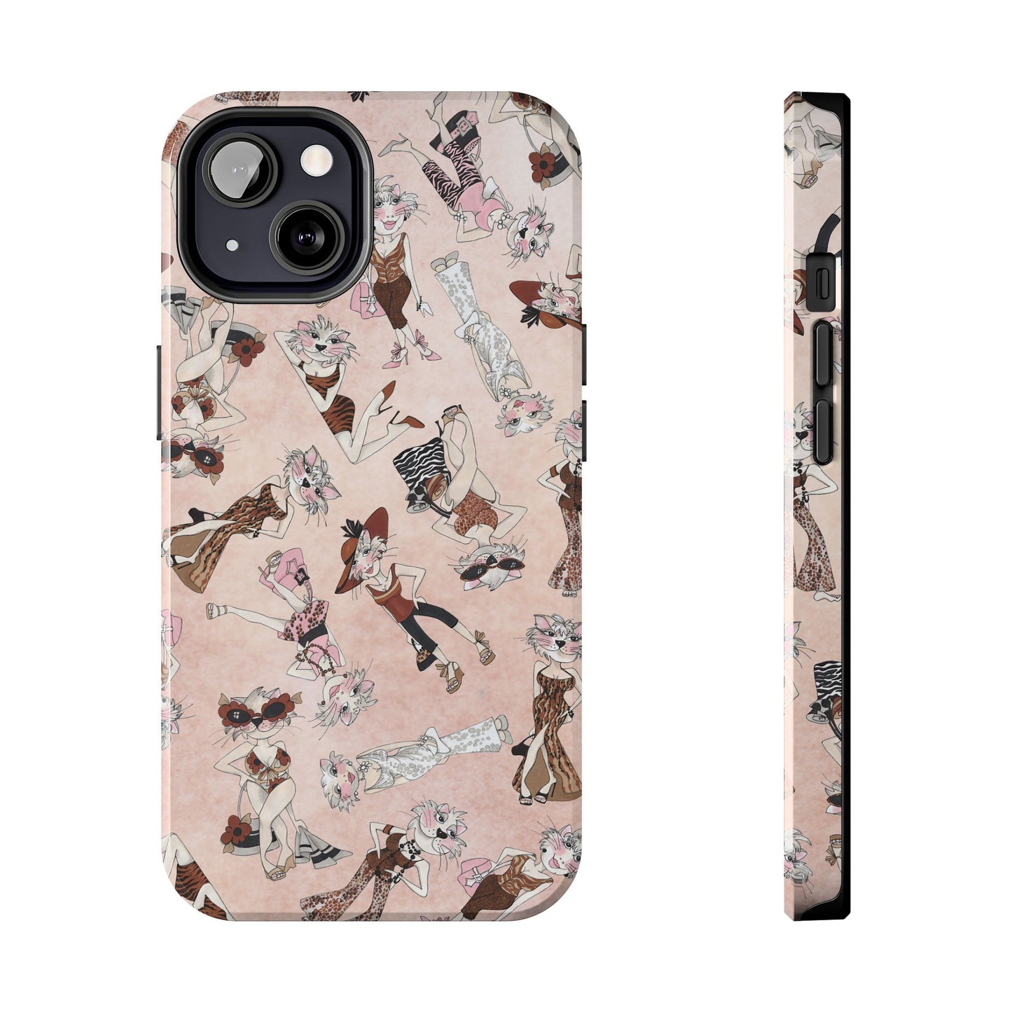 Spotted Lilies Pink Phone Case