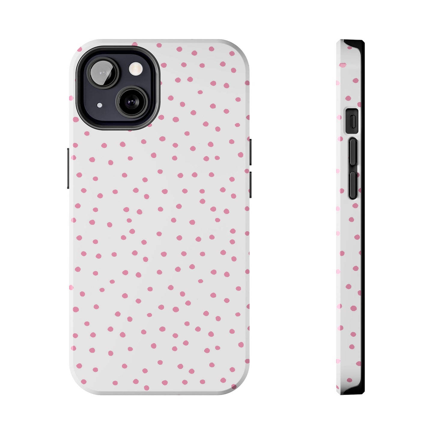 Dinky Dots White / Pink Phone Case