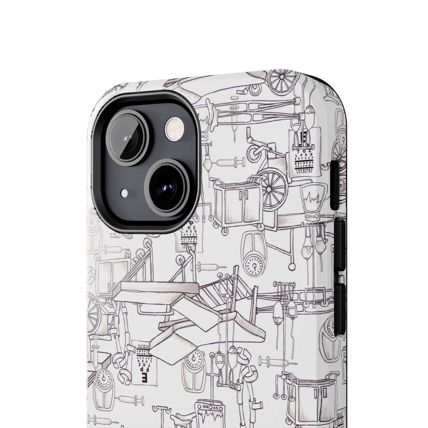 Essentials White / White Phone Case