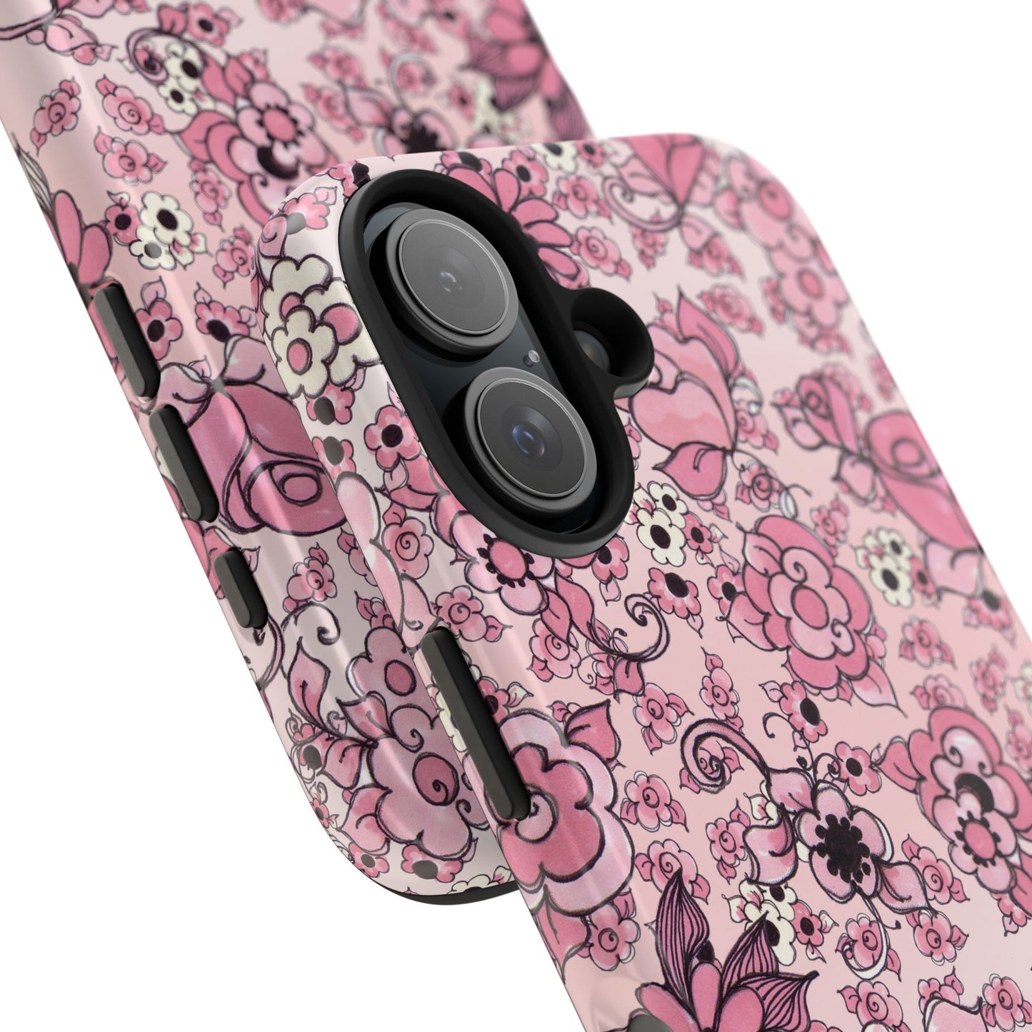 Profuse Posies Pink Phone Case