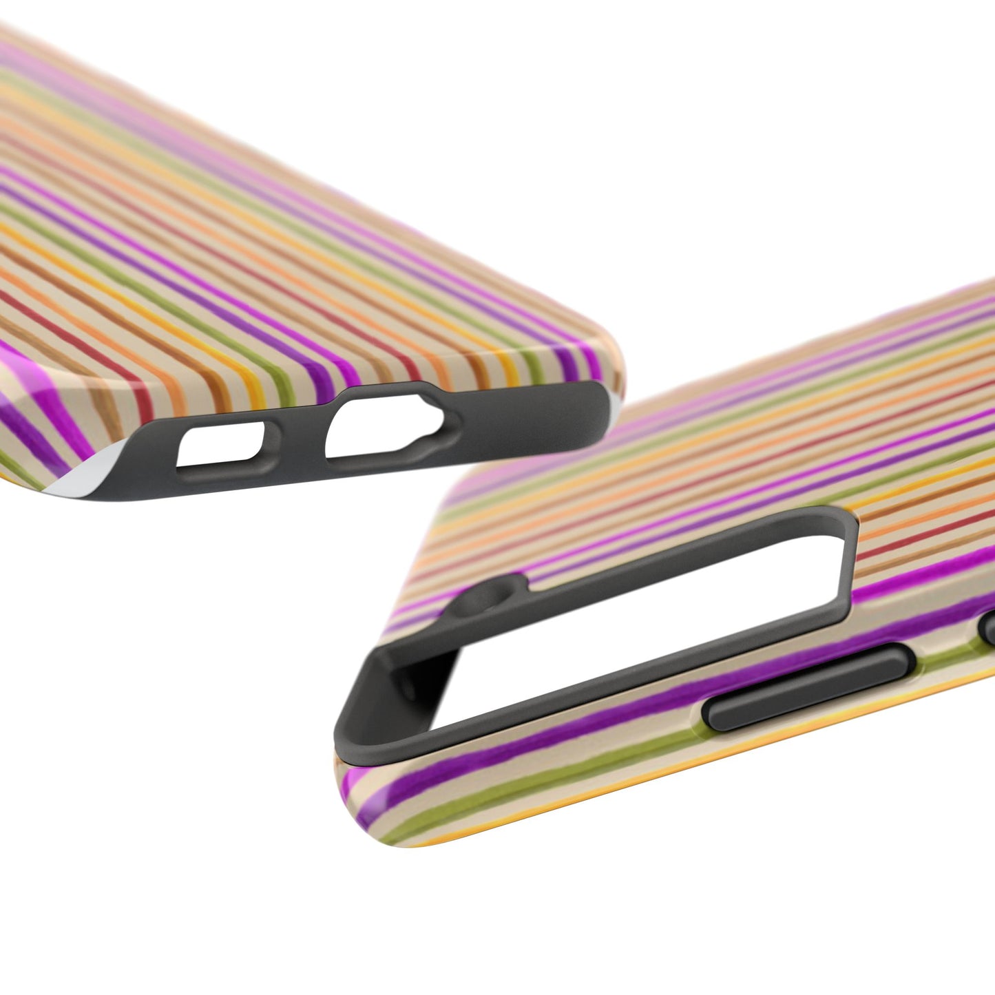 Spice Stripe Muslin Phone Case