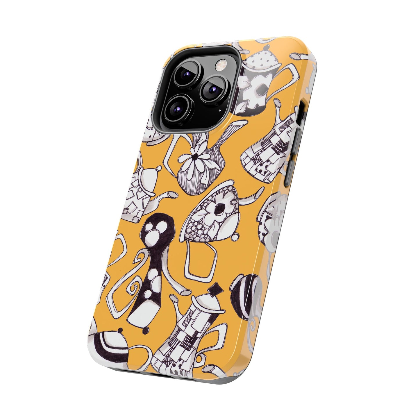 Fancy Pots Yellow Phone Case