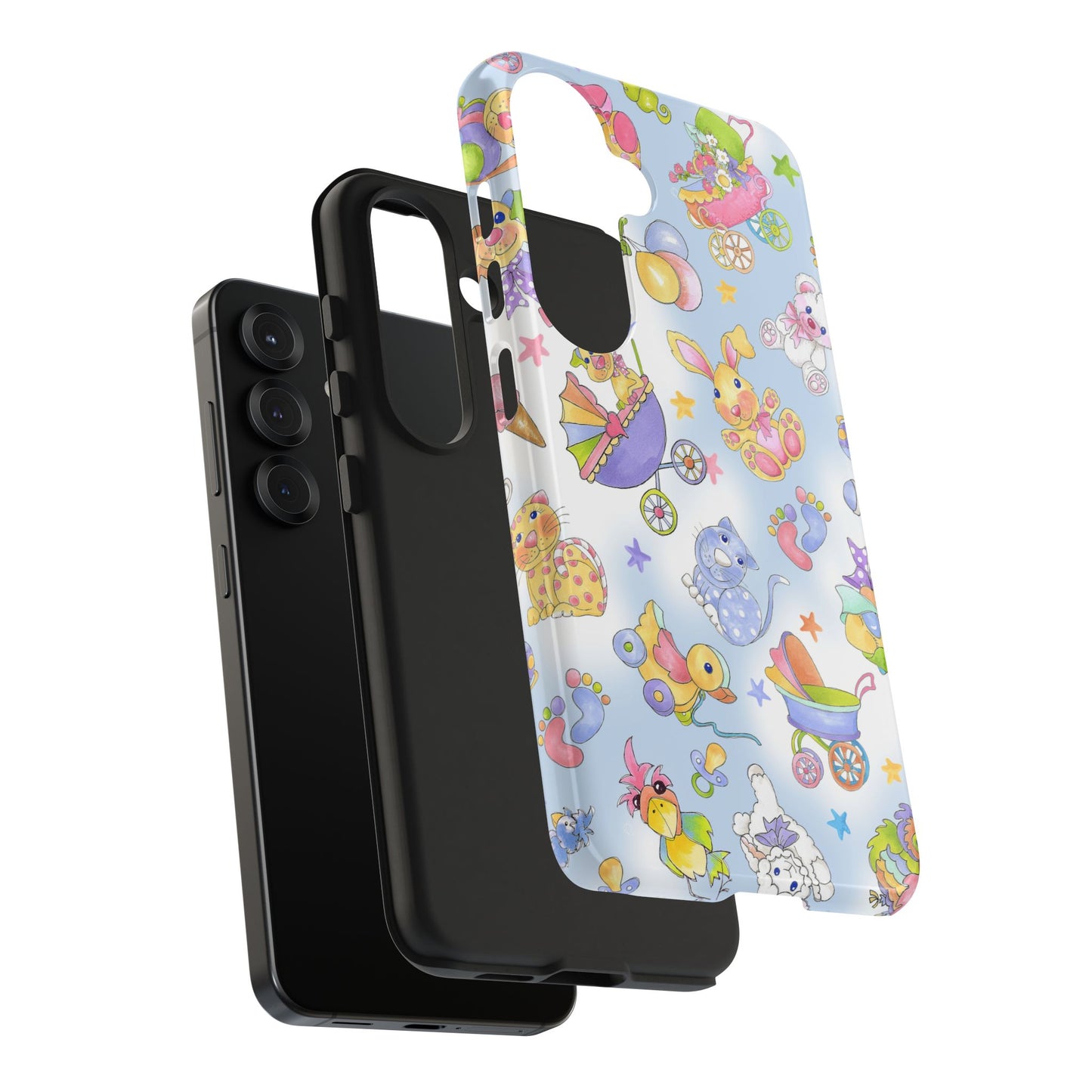 Busy Baby Blue Sky Phone Case