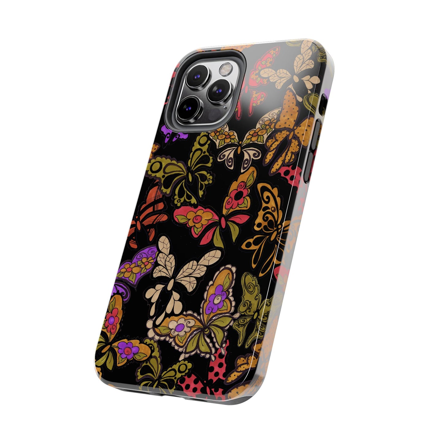 Flighty Black Phone Case