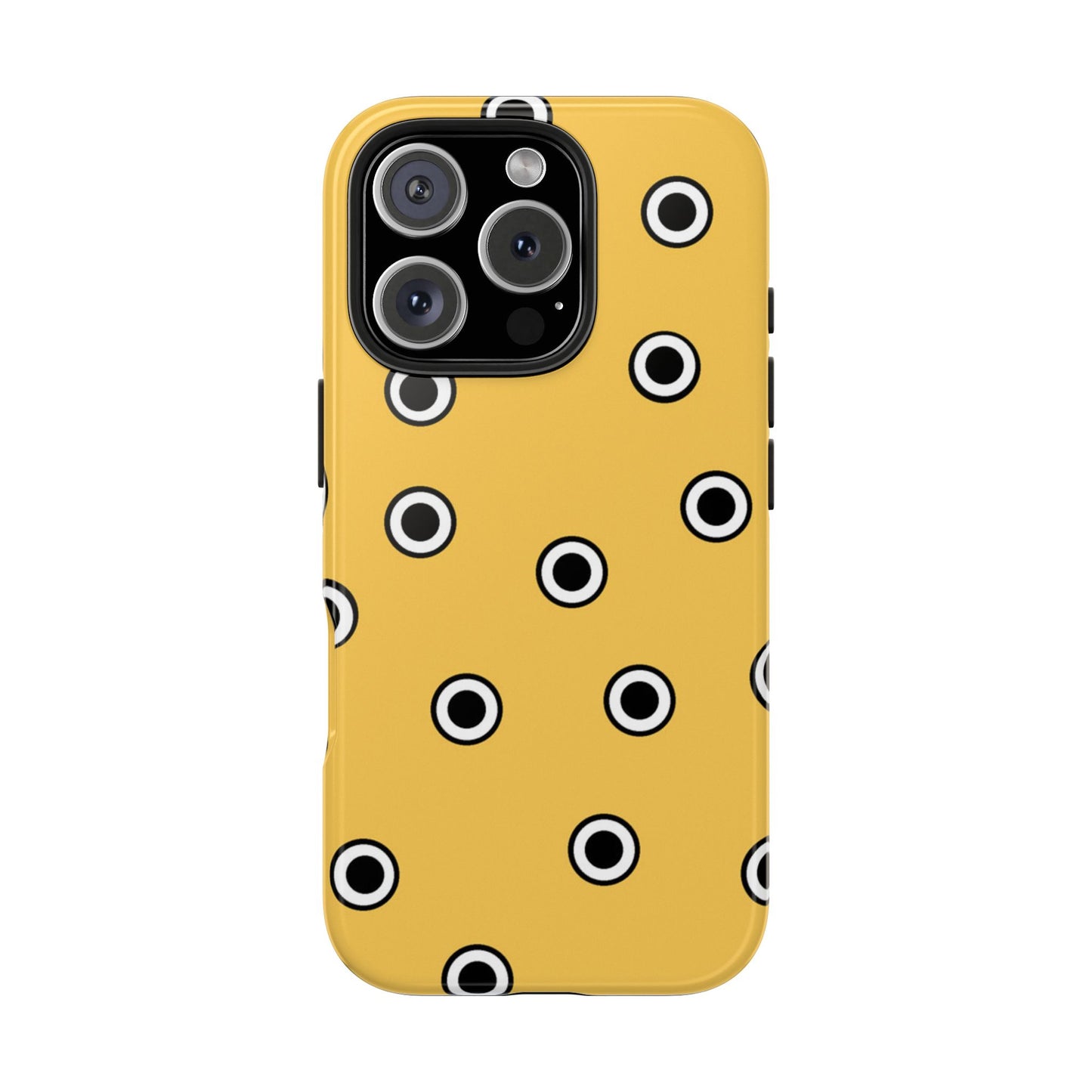 CD Dots Yellow / Black Phone Case