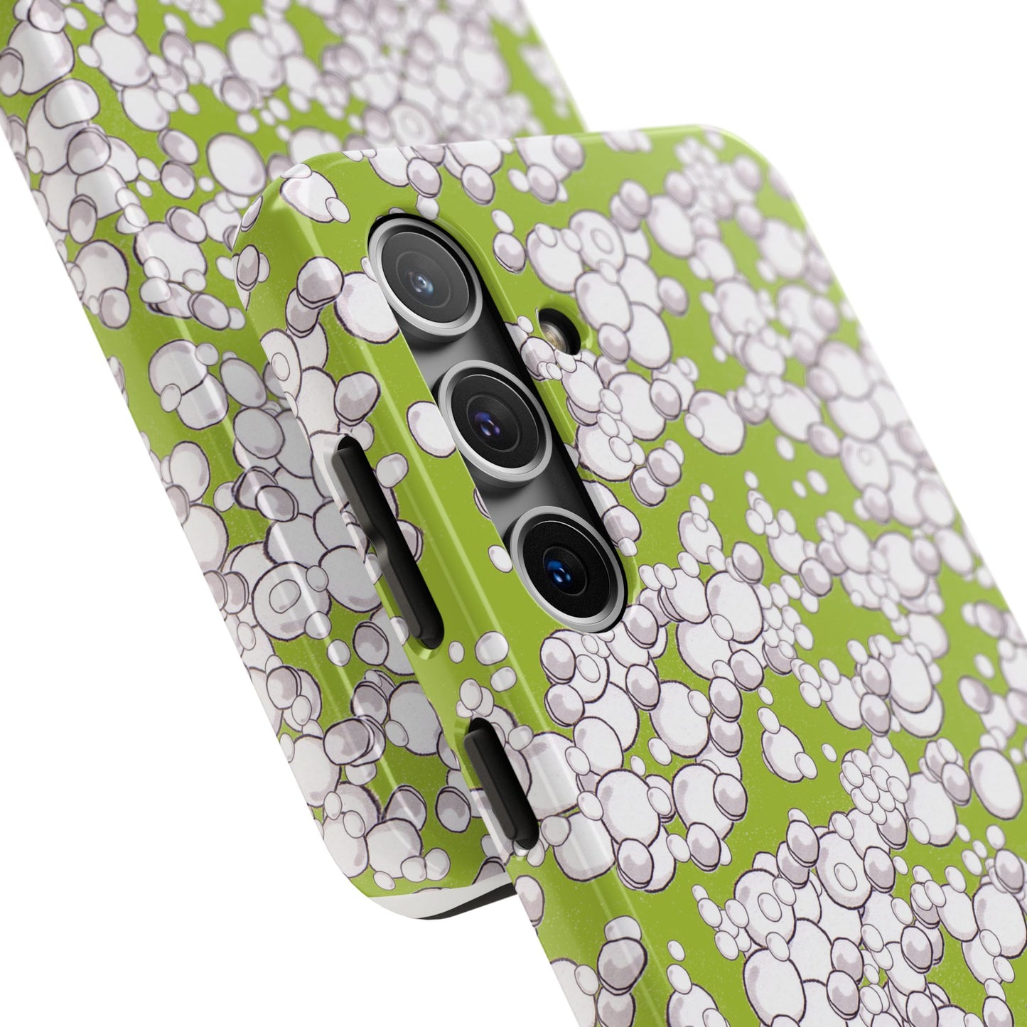 Bubble Dots Green Phone Case