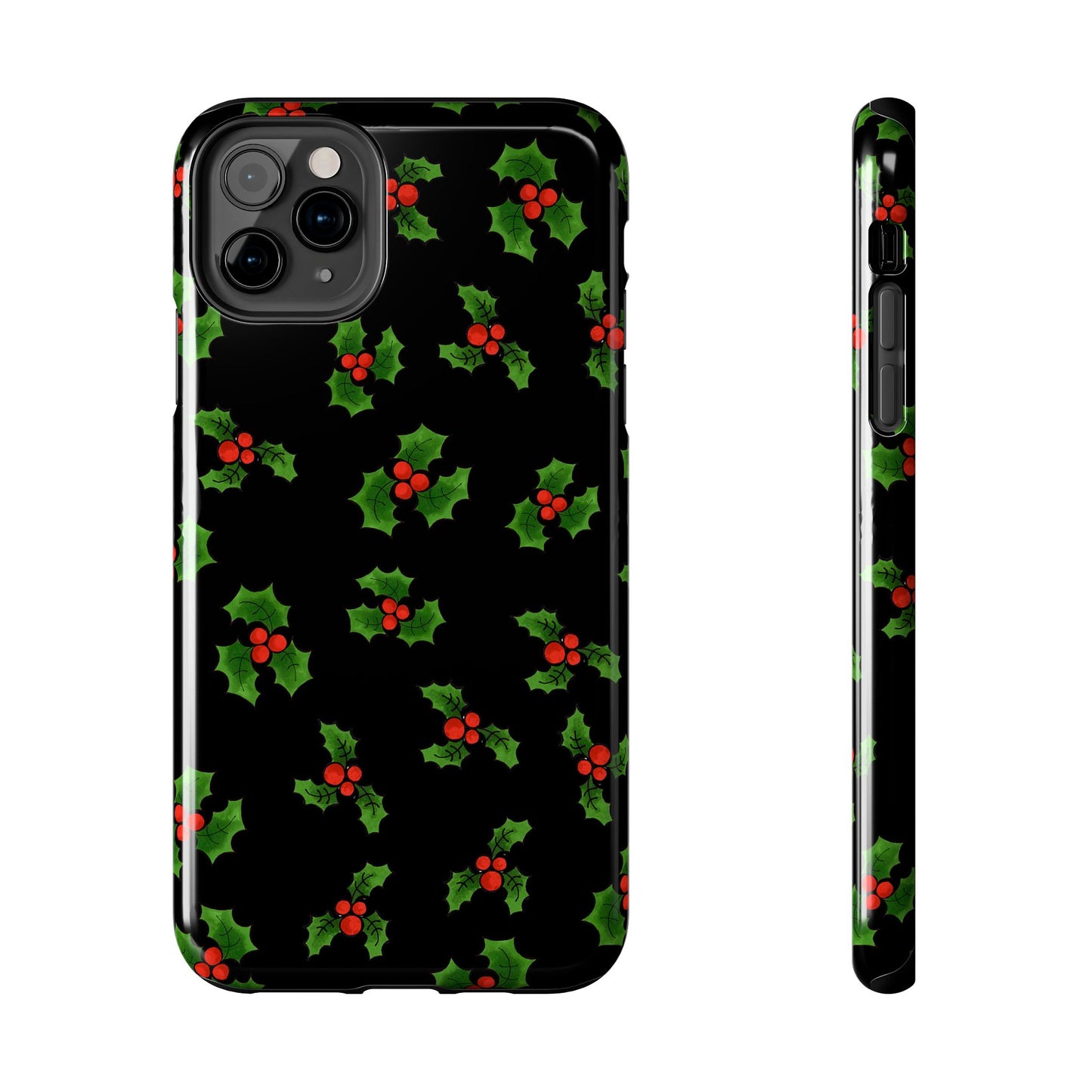 Lotsa Holly Black Phone Case