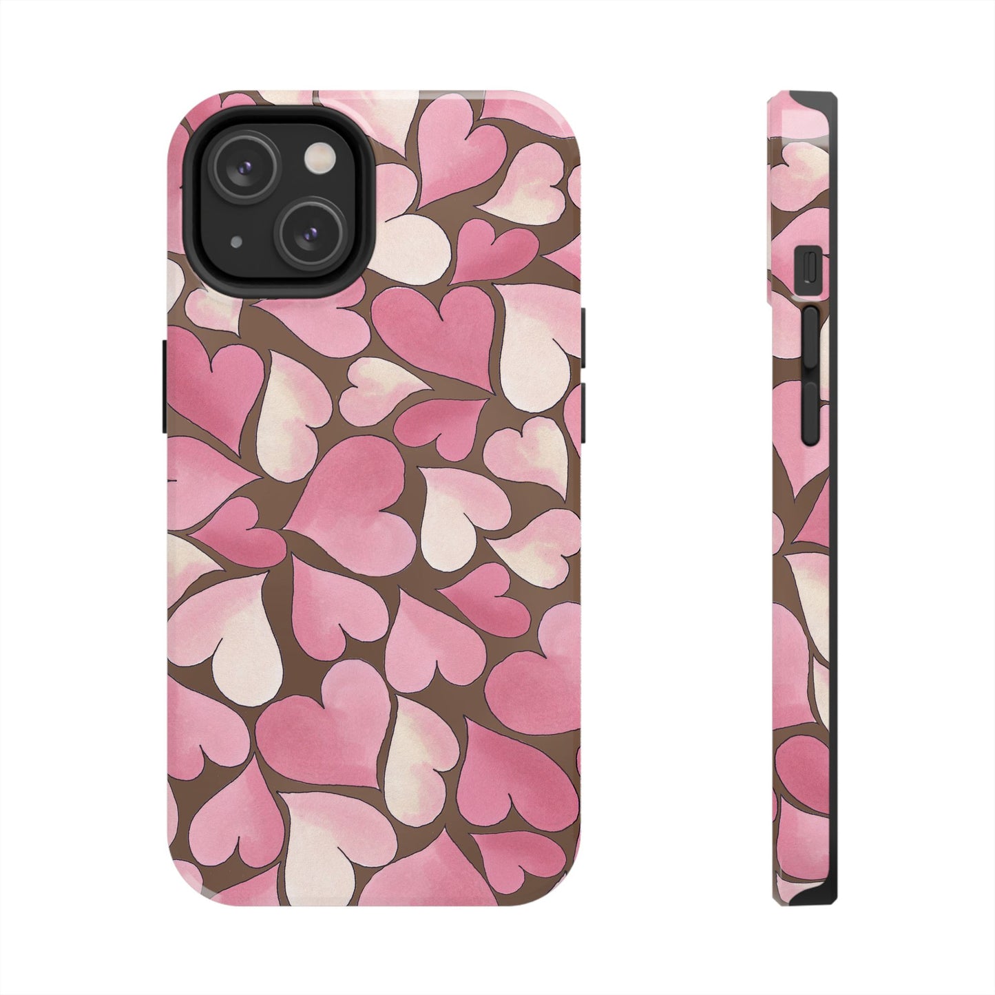 Hearts Chocolate Phone Case