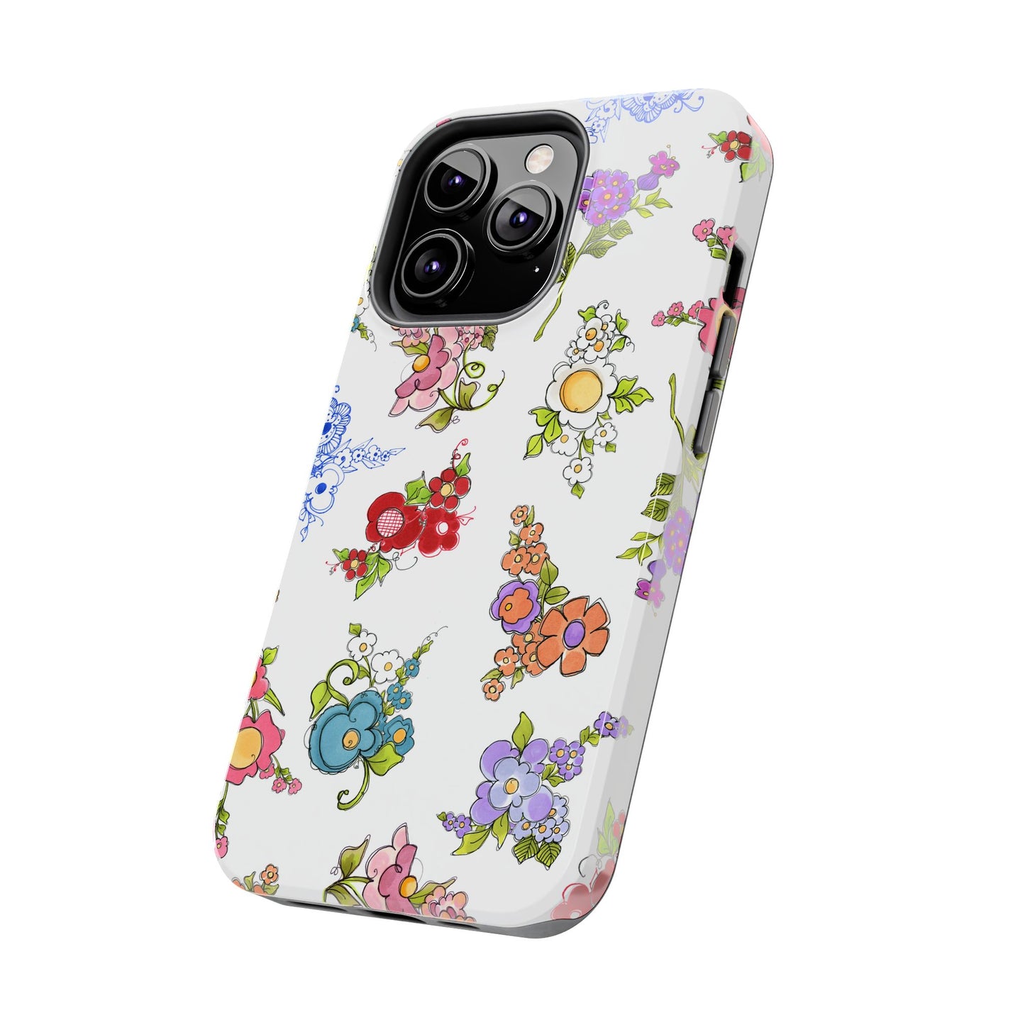 Mixed Bouquets White Phone Case