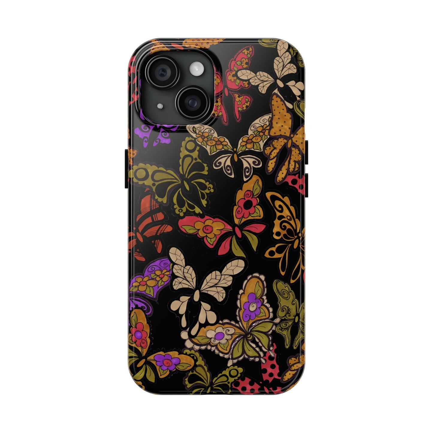 Flighty Black Phone Case