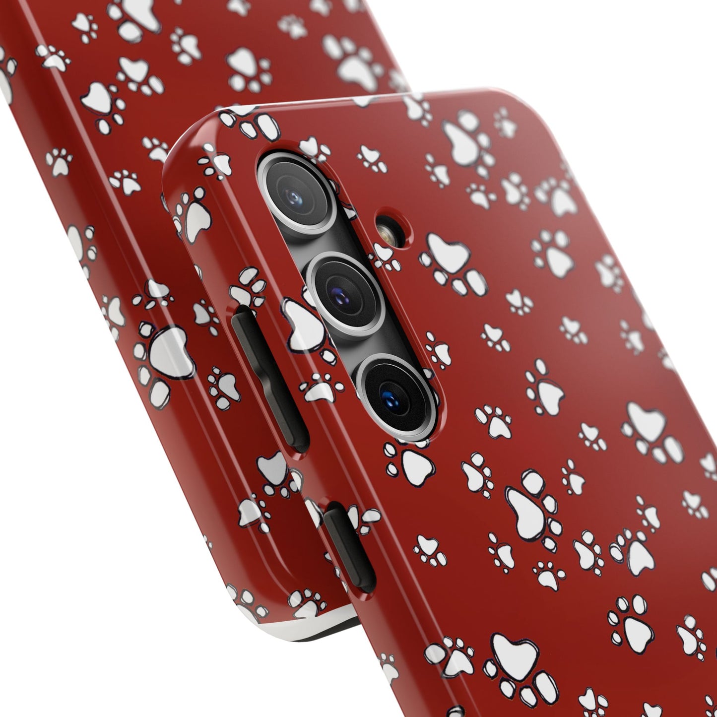 Paw Flakes Red Phone Case