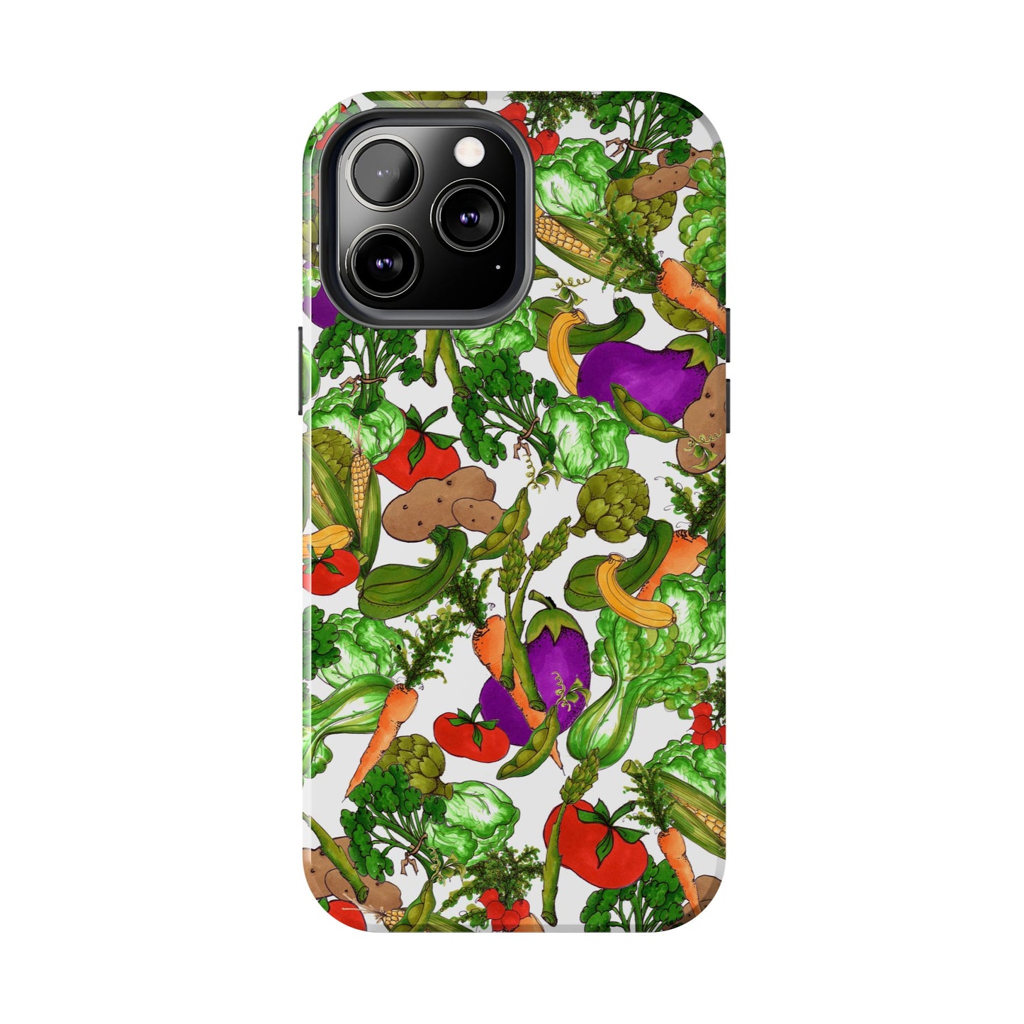 Veggie Jungle White Phone Case