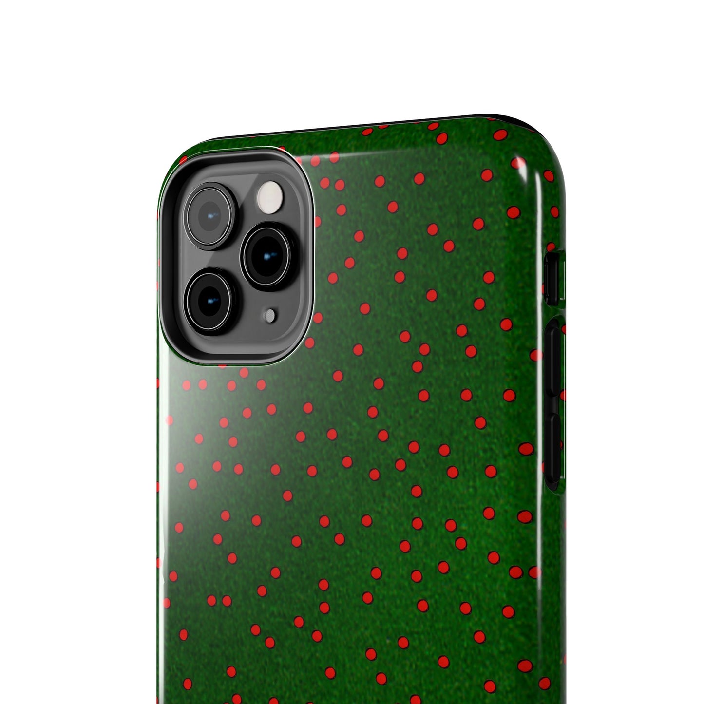Happy Dots Green / Red Phone Case