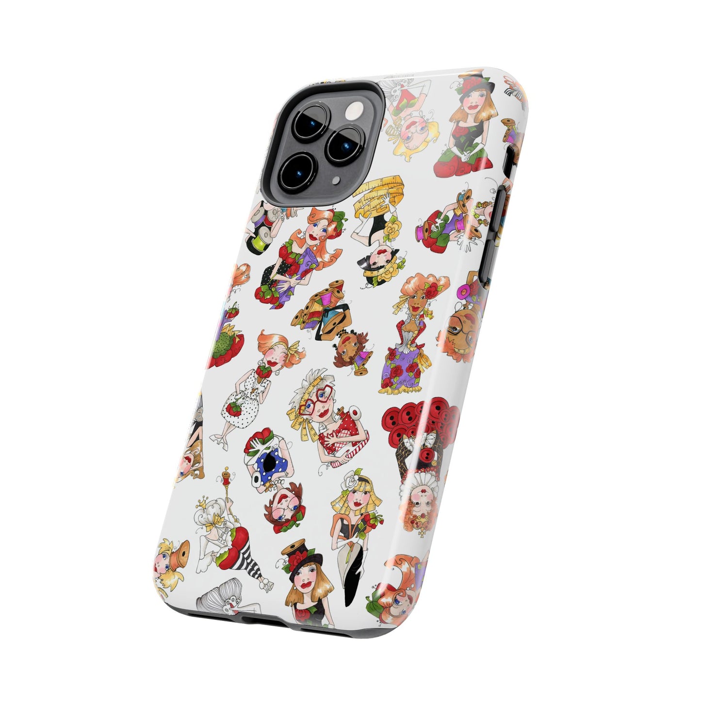 Curious Toss White Phone Case