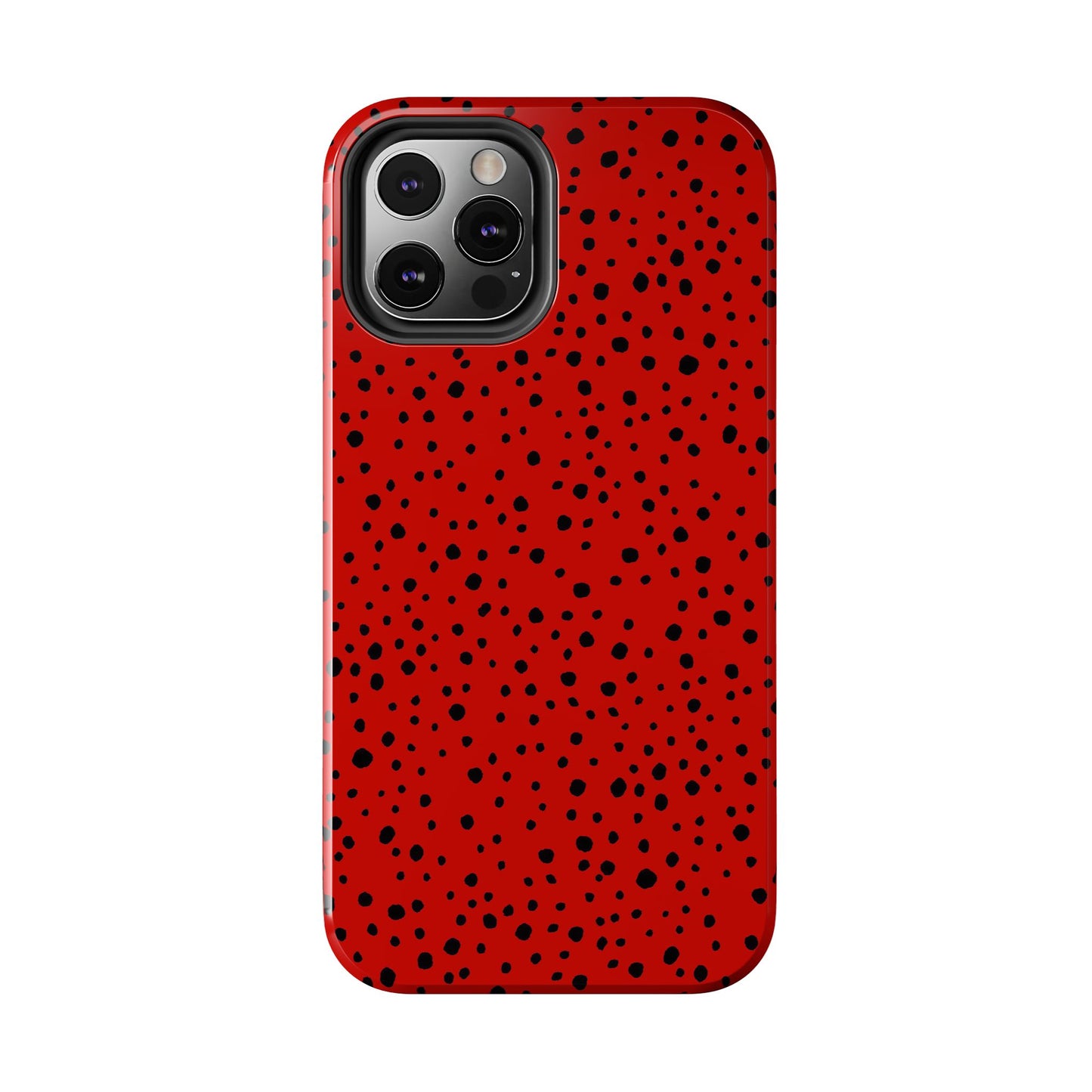 Pepper Dots Red / Black Phone Case