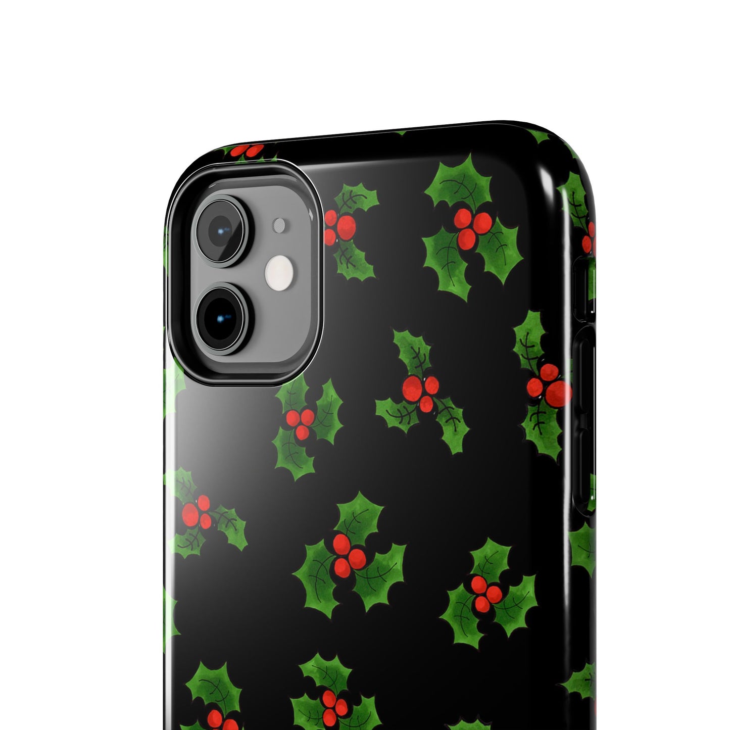 Lotsa Holly Black Phone Case