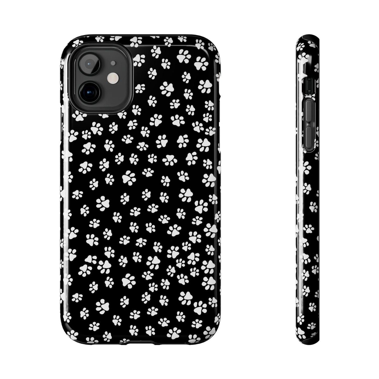 Little Paws Black / White Phone Case