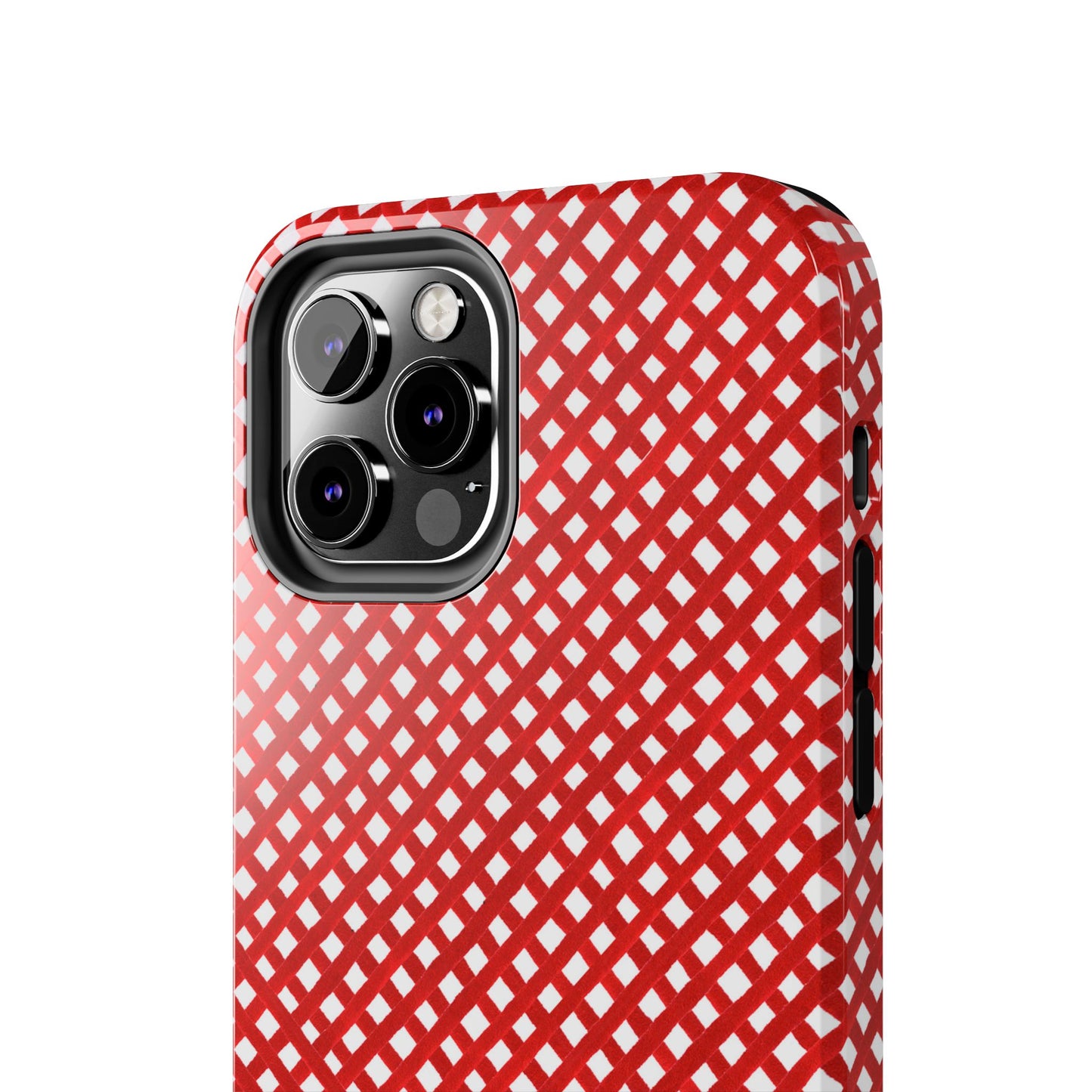 Trellis Check Red Phone Case