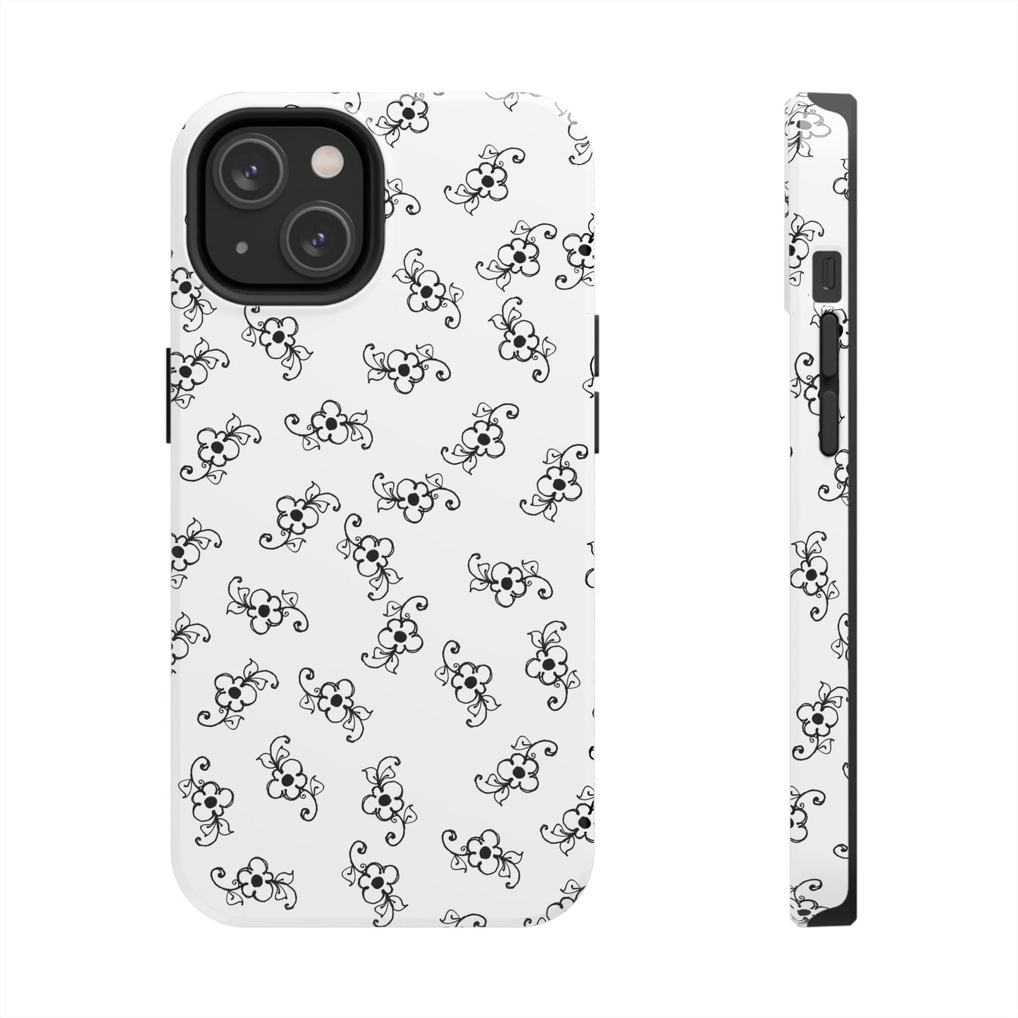 Favorite Daisies White / Black Phone Case
