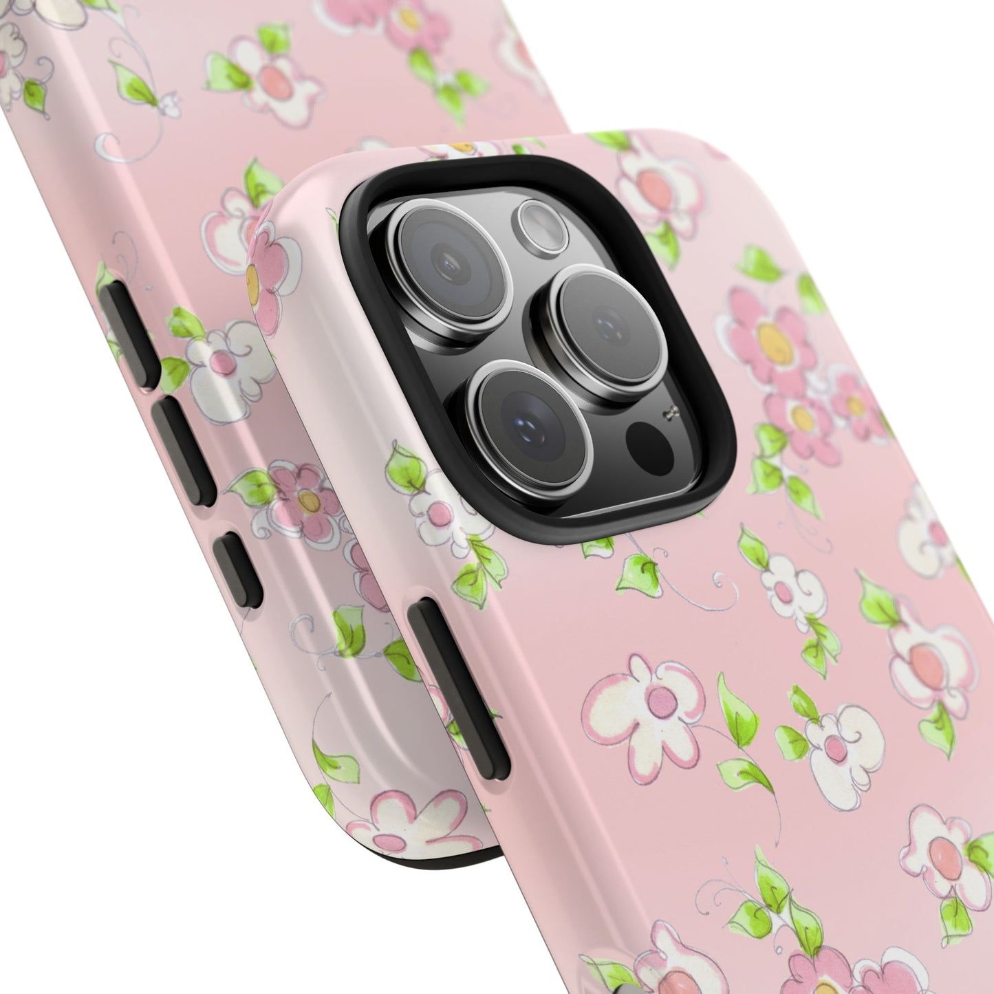 Precious Posies Pink Phone Case