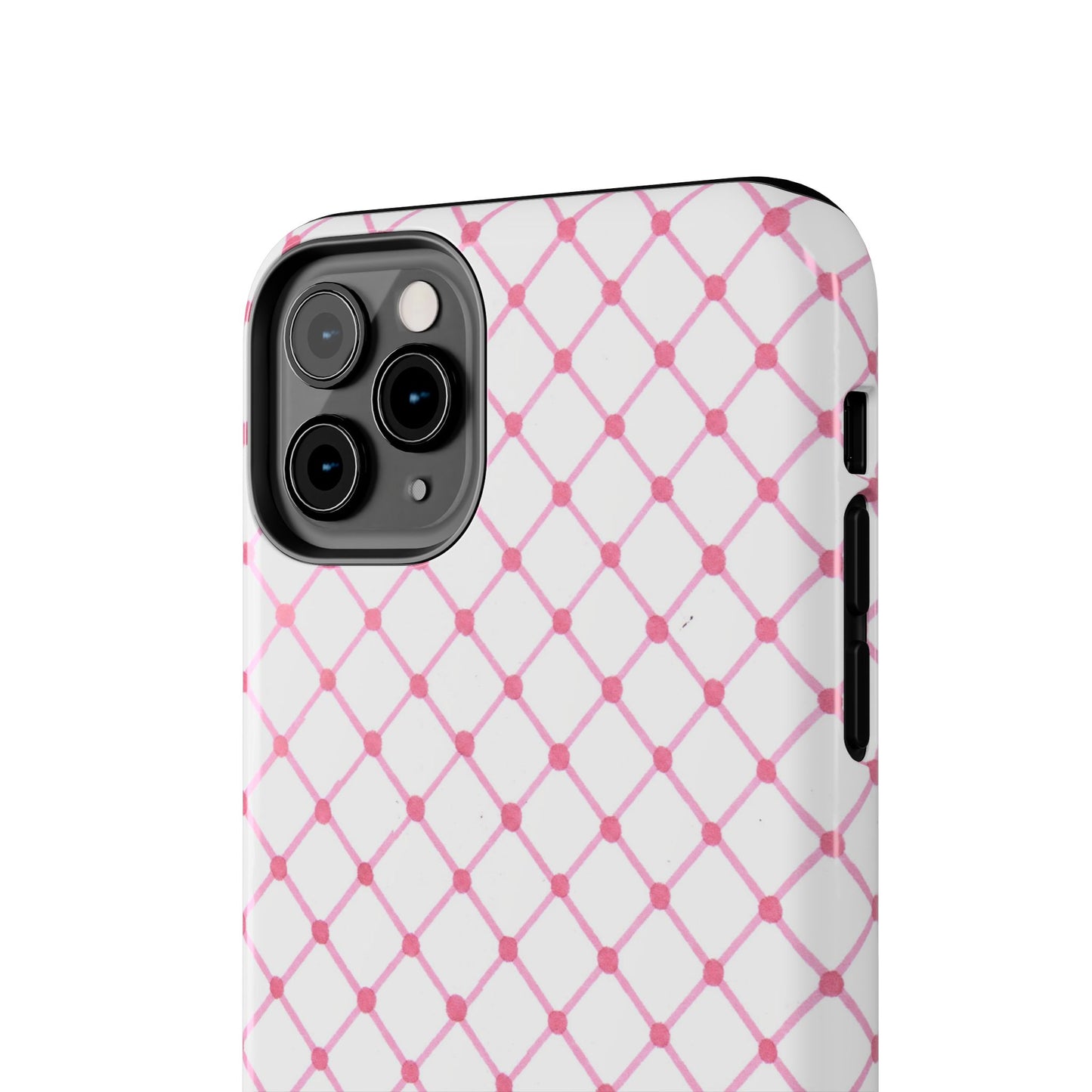 Cyclone Fence White / Pink Phone Case