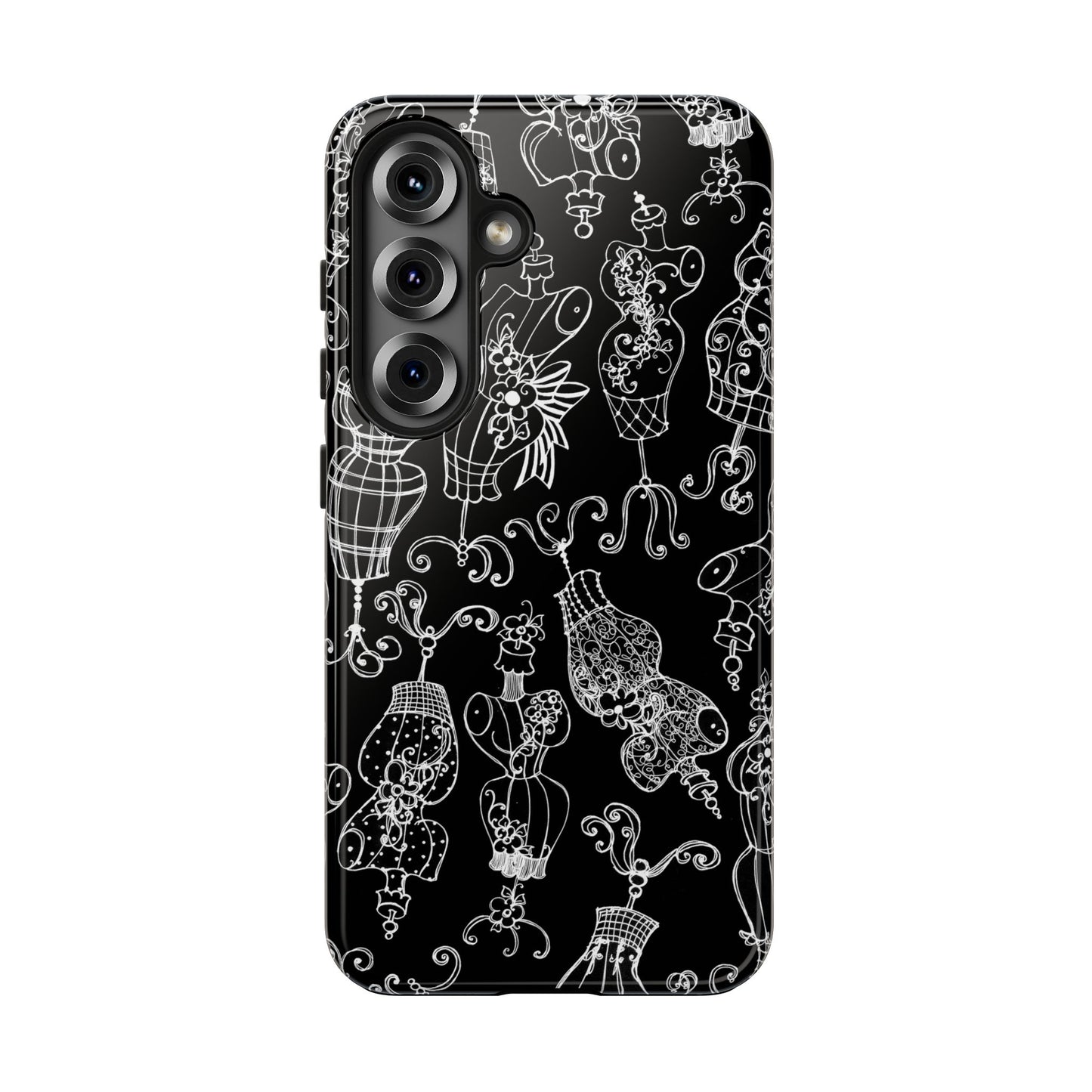Mannequinique Black / White Phone Case