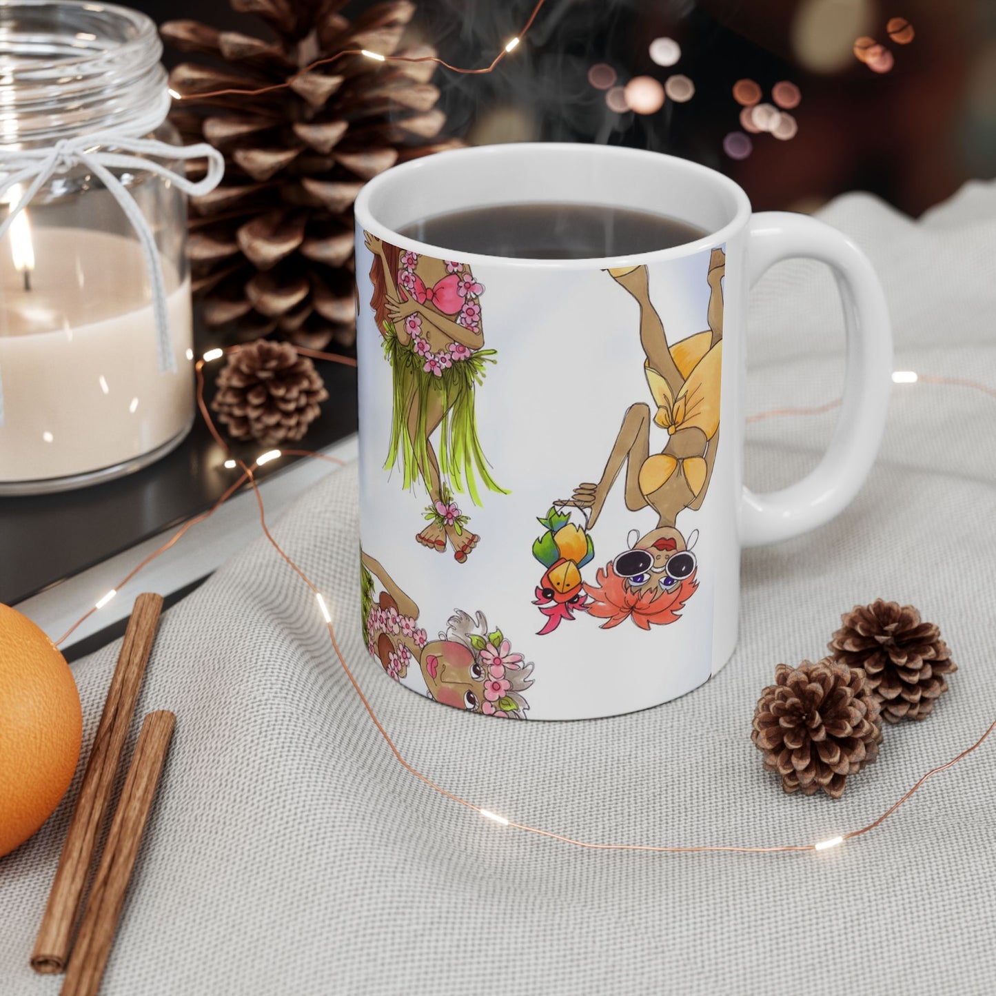 Island Toss Blue Sky Cup