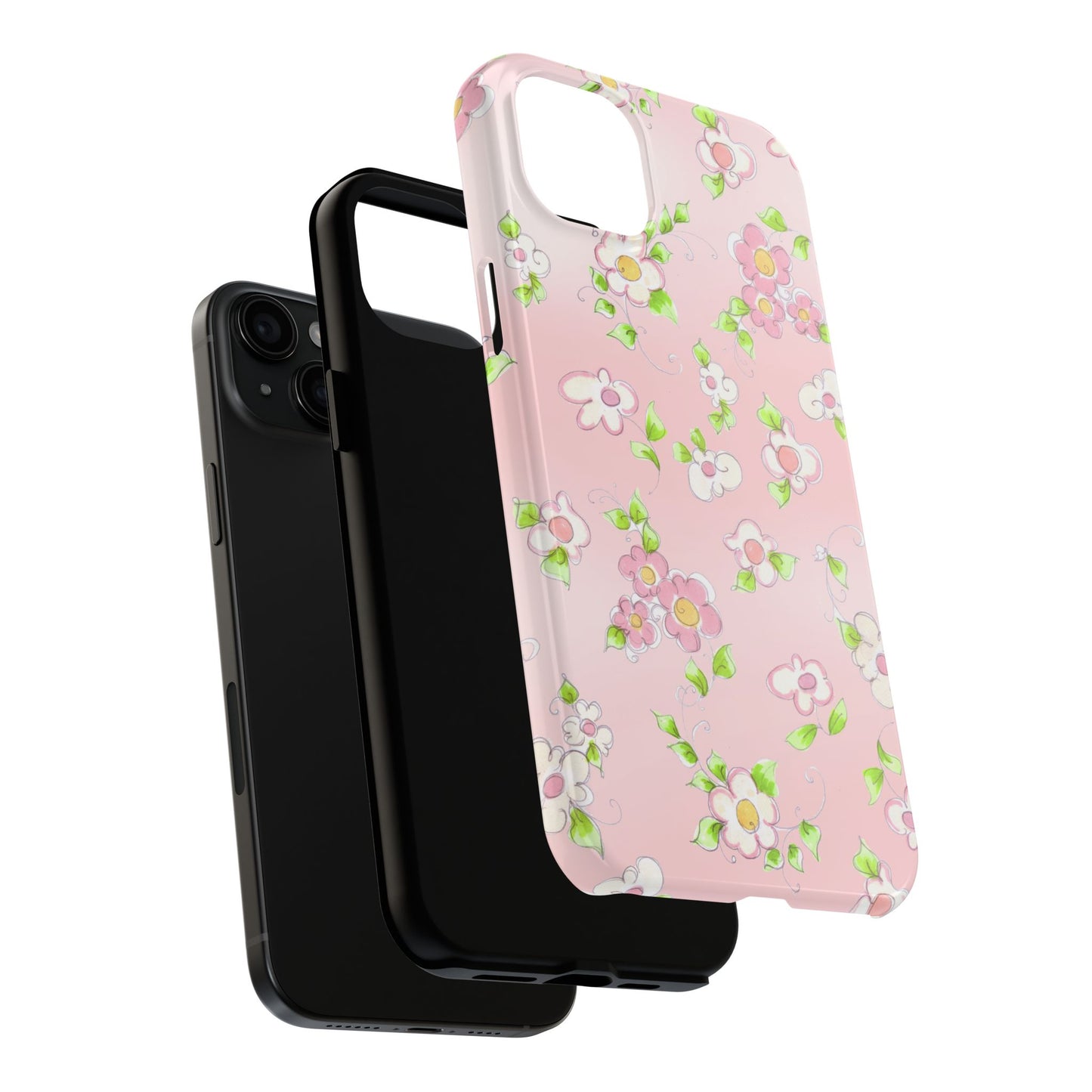 Precious Posies Pink Phone Case