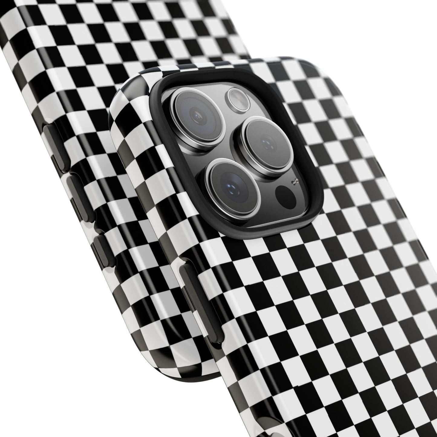 Checkerboard Black / White Phone Case