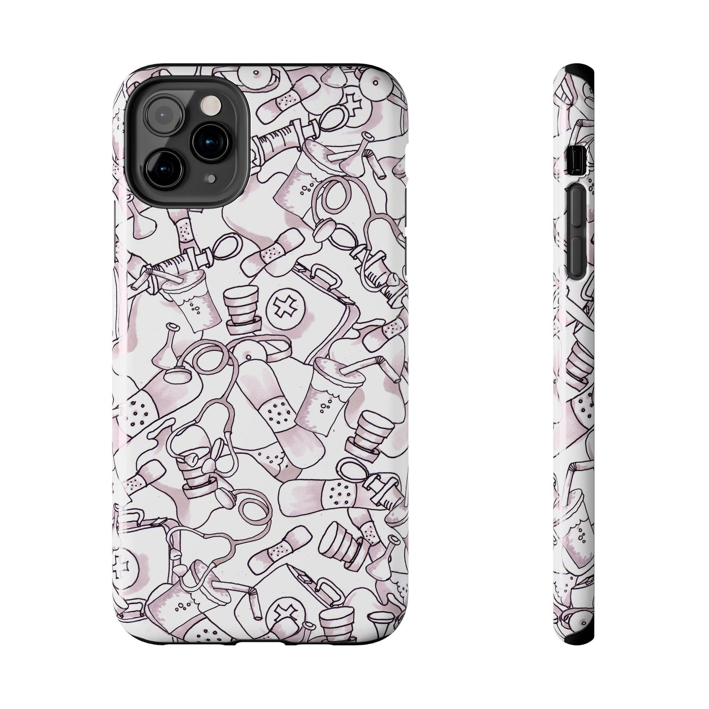 Med Stuff White Phone Case