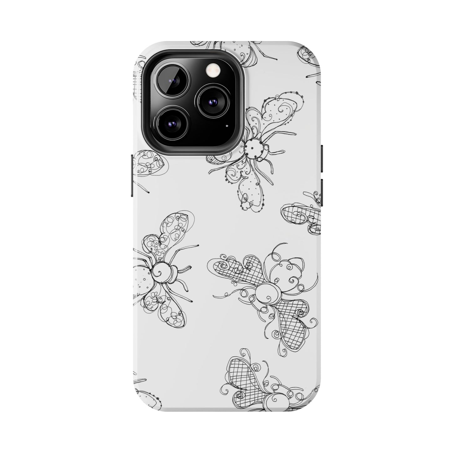 Busy Bees White Phone Case
