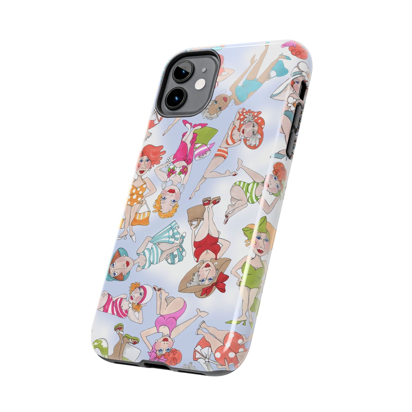 Tossed Fashionistas Phone Case