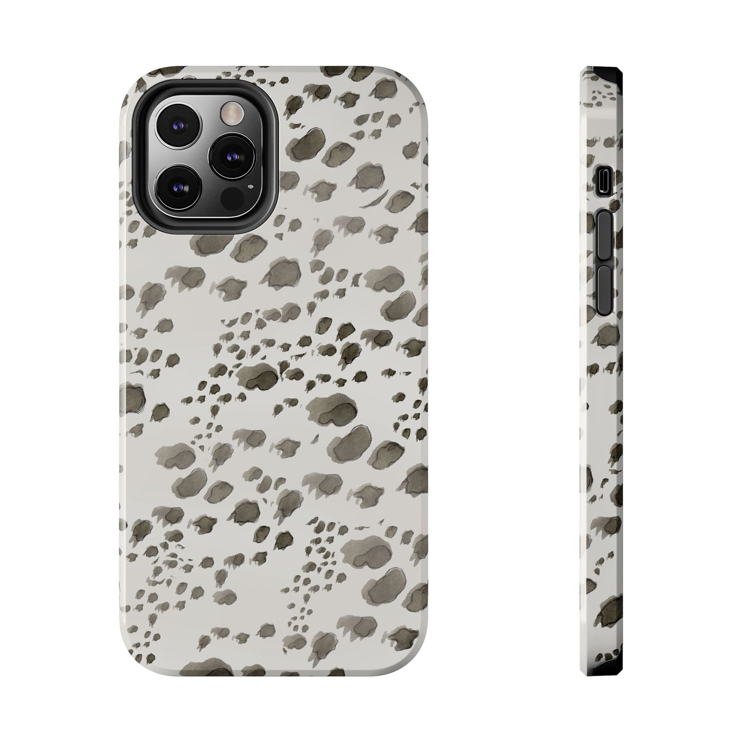 Kitty Dots Gray Phone Case