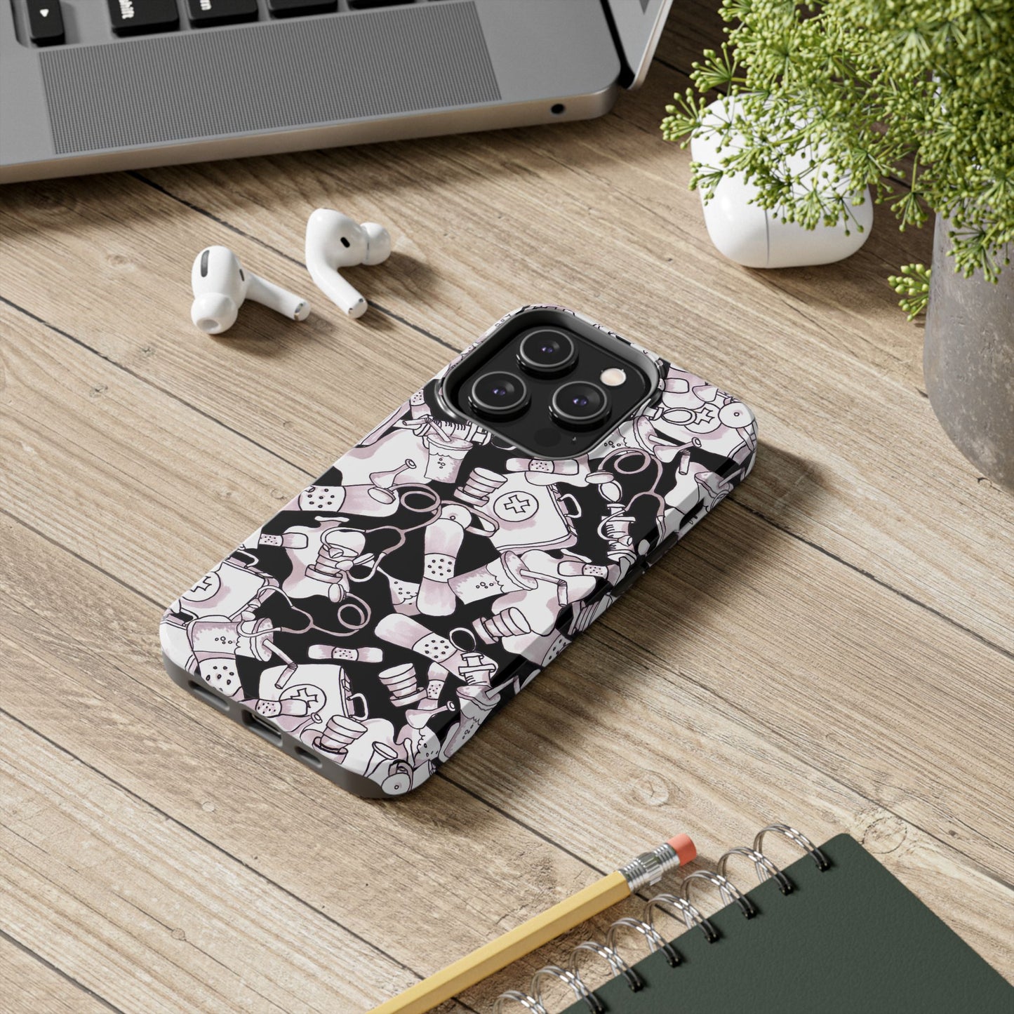 Med Stuff Black Phone Case