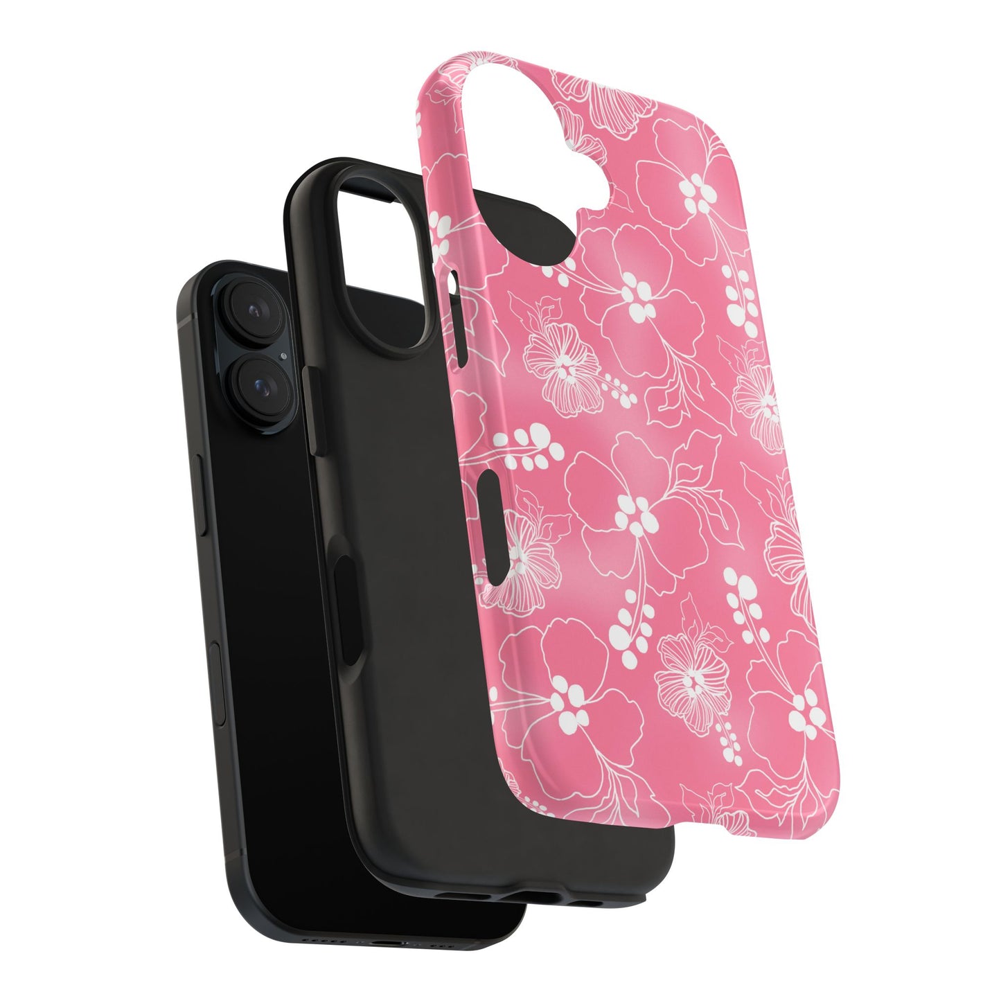 Lacey Hibiscus Pink Phone Case