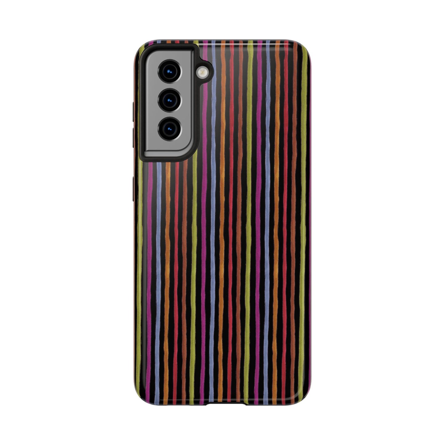 Stripe Black Phone Case
