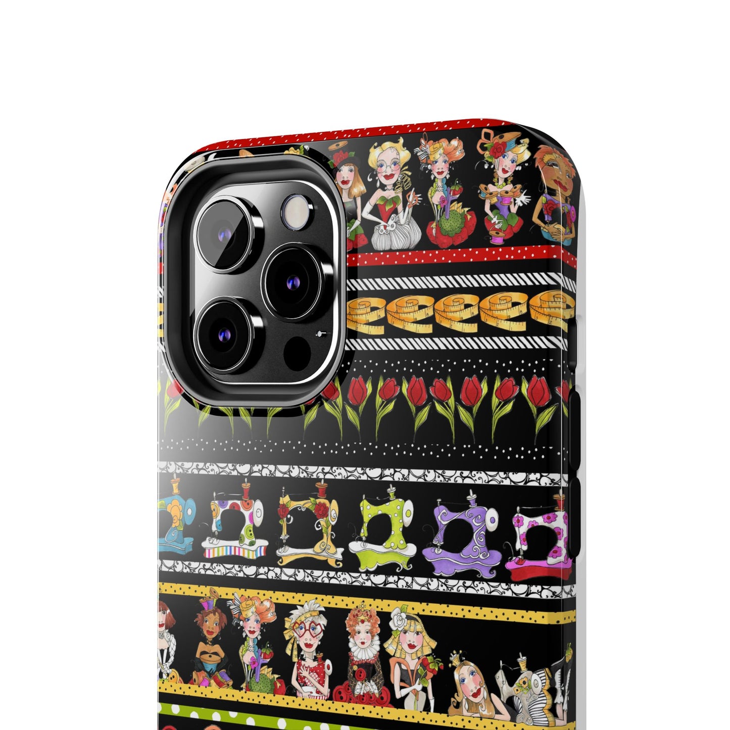 Curious Border Black Phone Case