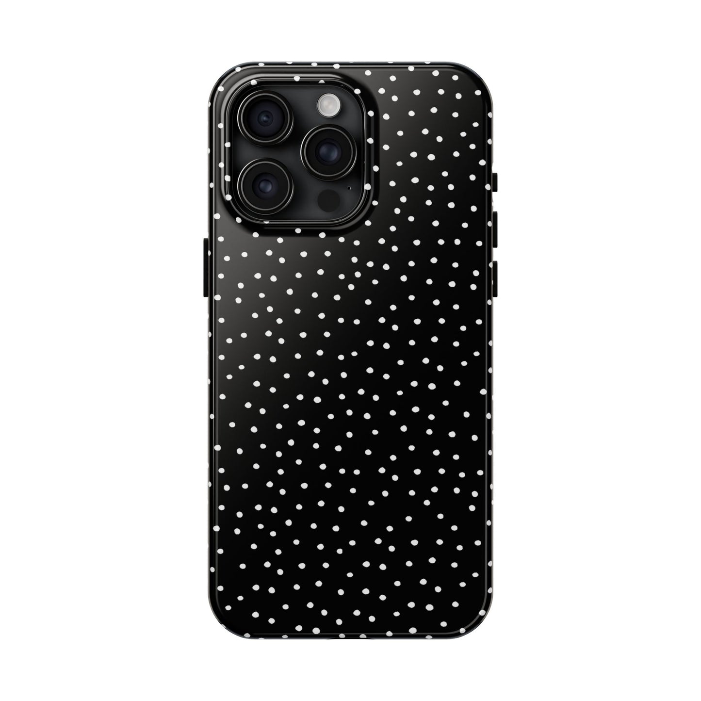 Dinky Dots Black / White Phone Case