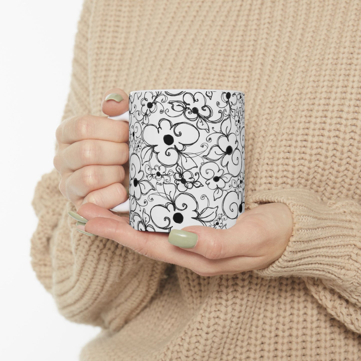 Dog Daisies White Cup