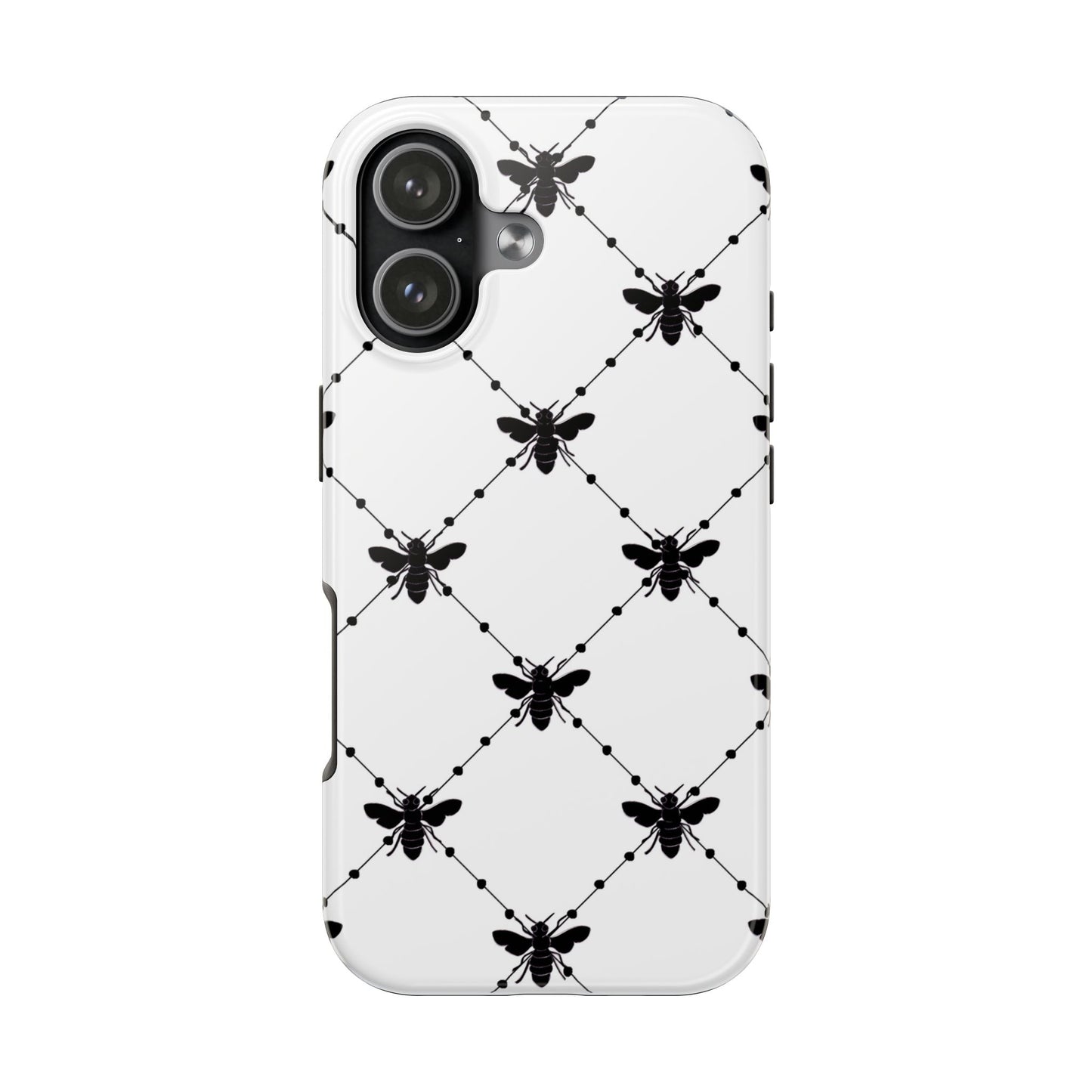 Beaded Bees White Phone Case