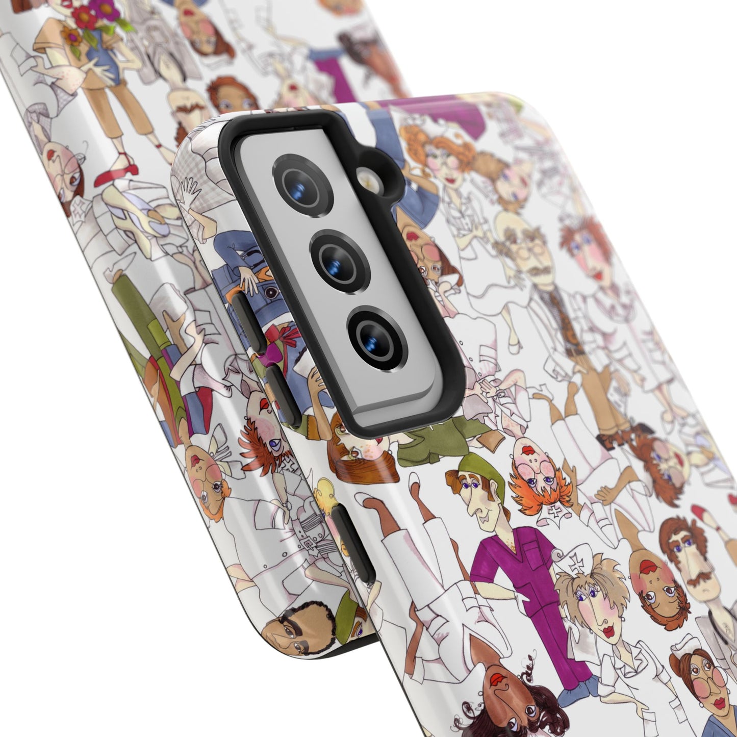 Diverse Nurse White Phone Case