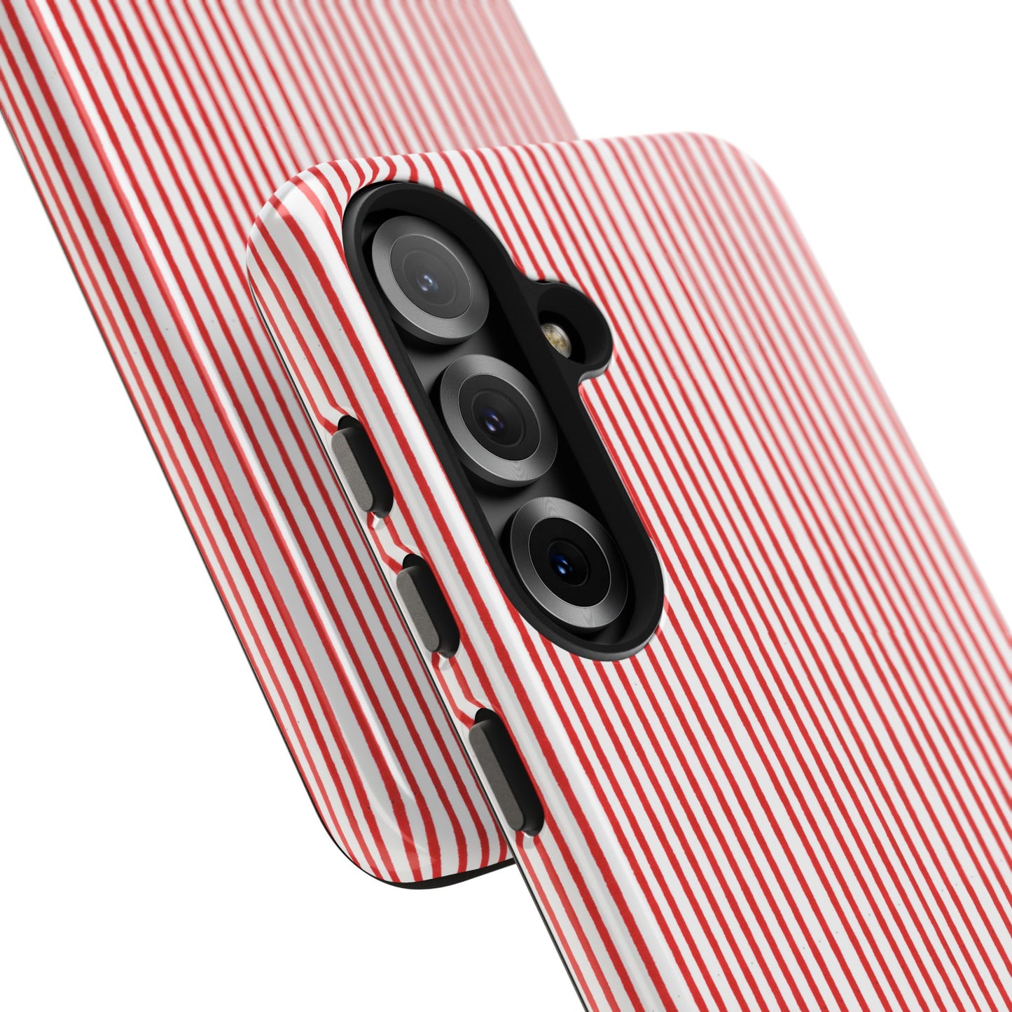 Stripe White / Red Phone Case