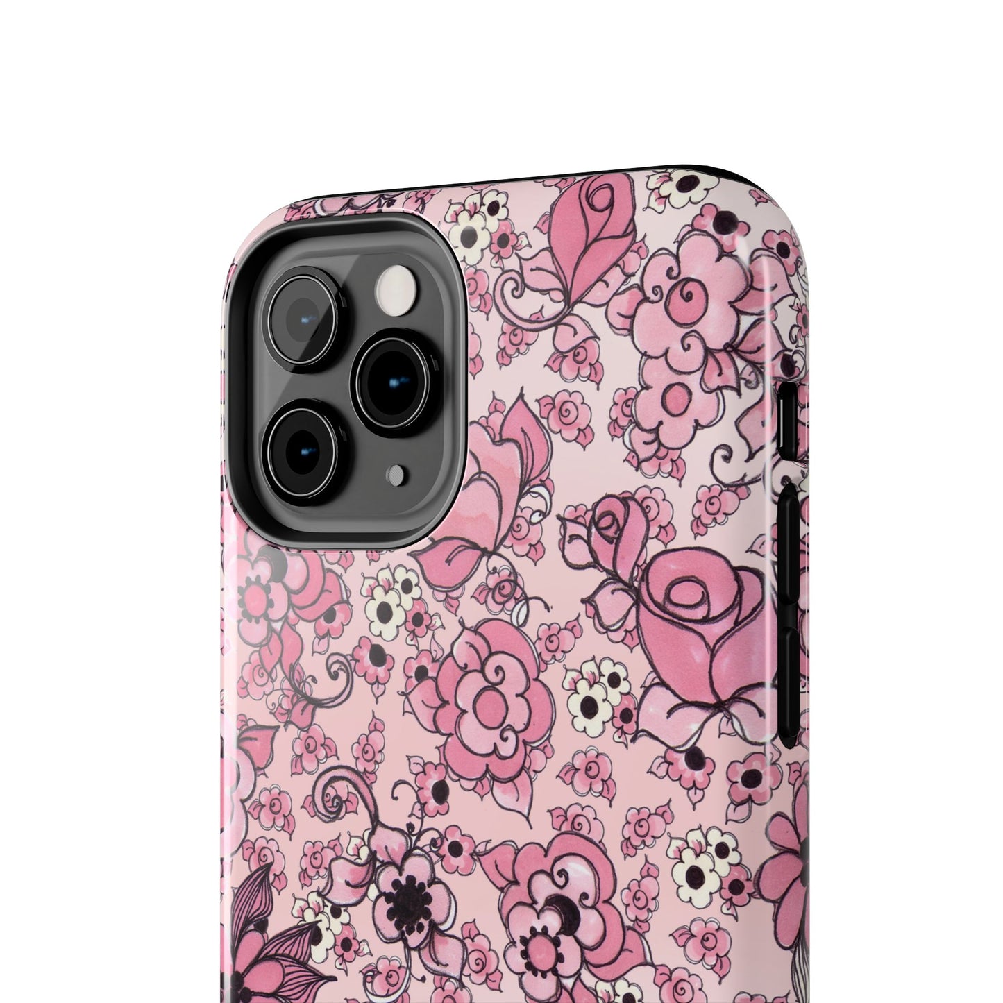 Profuse Posies Pink Phone Case