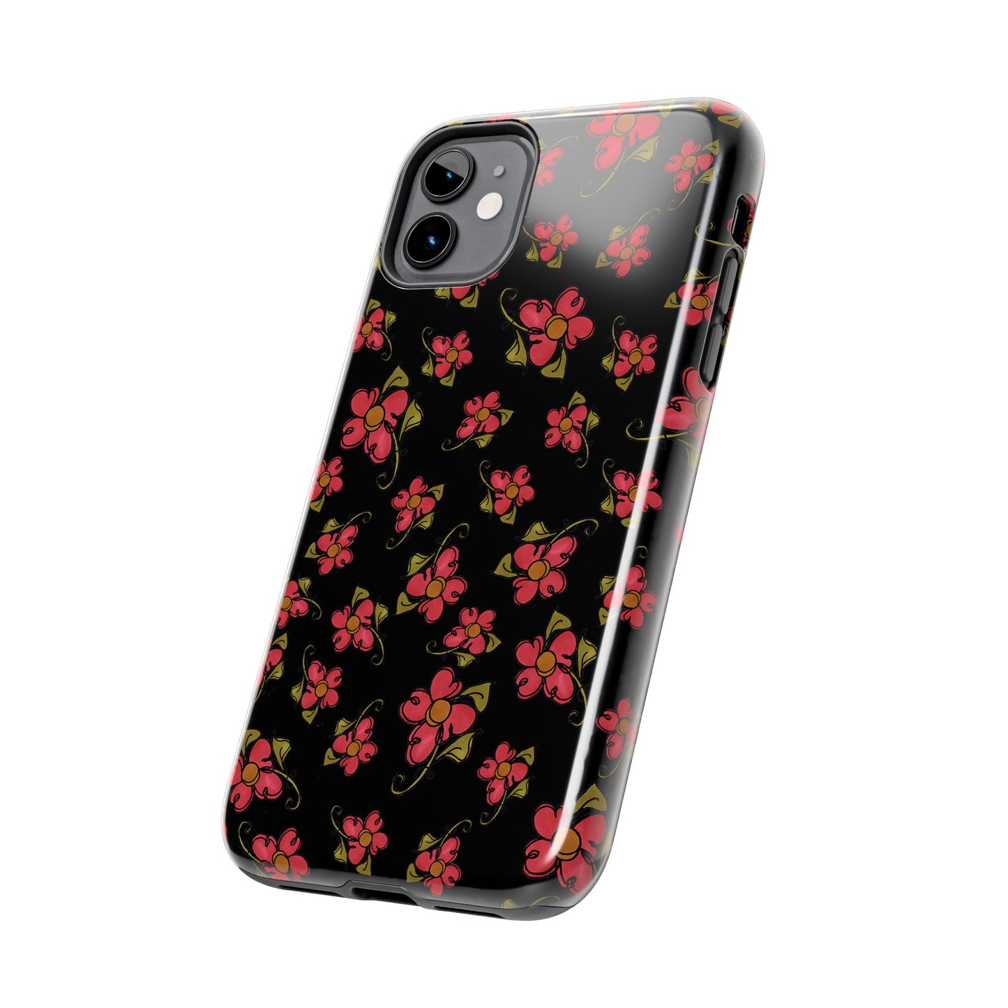 Daisy Caper Black Phone Case