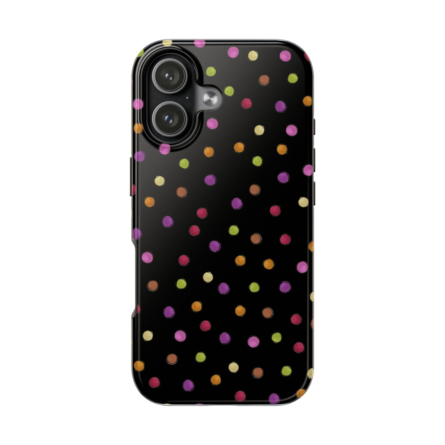 Tea Dot Black Phone Case