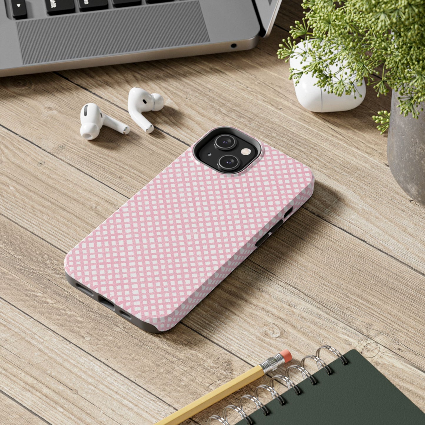 Bias Check Pink Phone Case