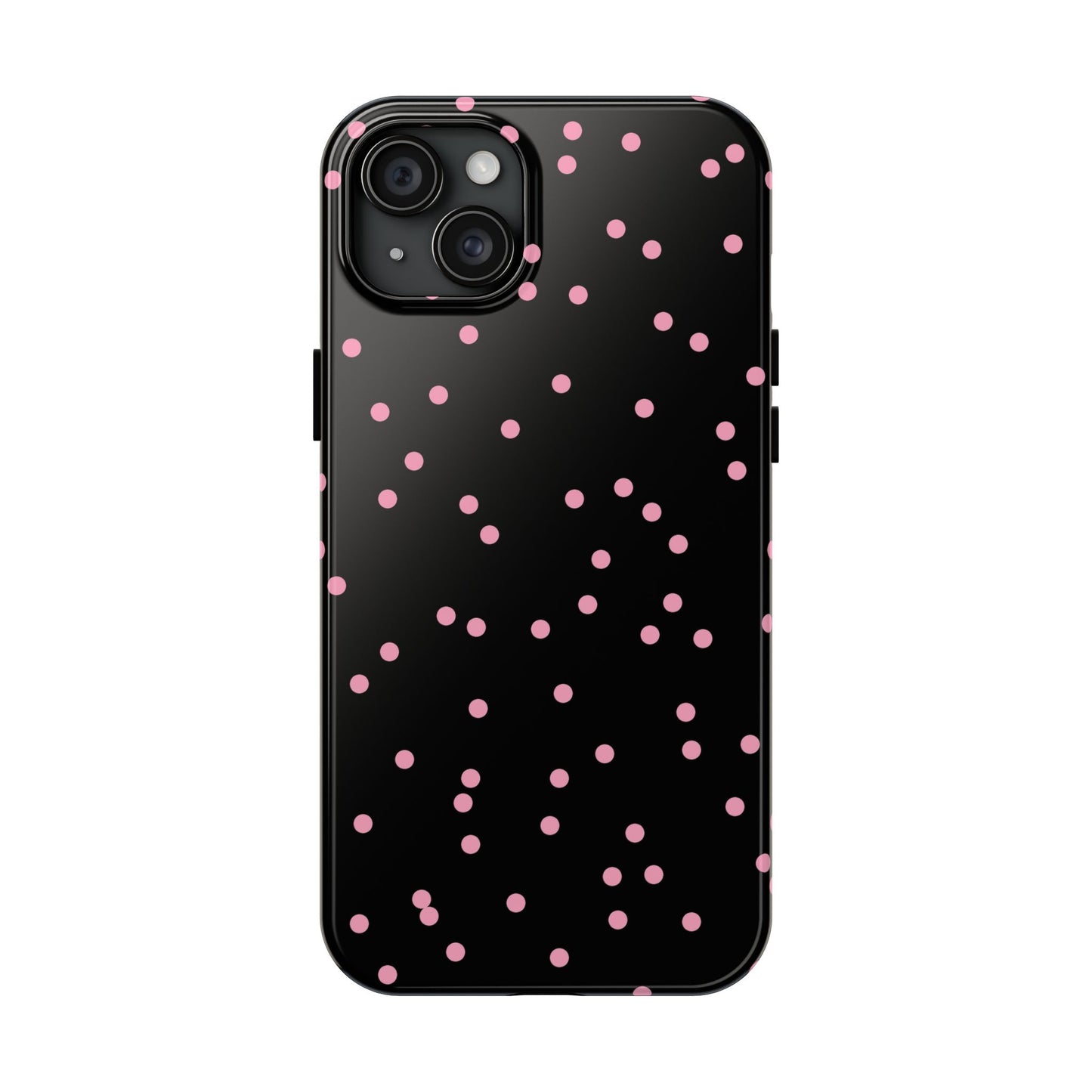 Space Dots Black / Pink Phone Case